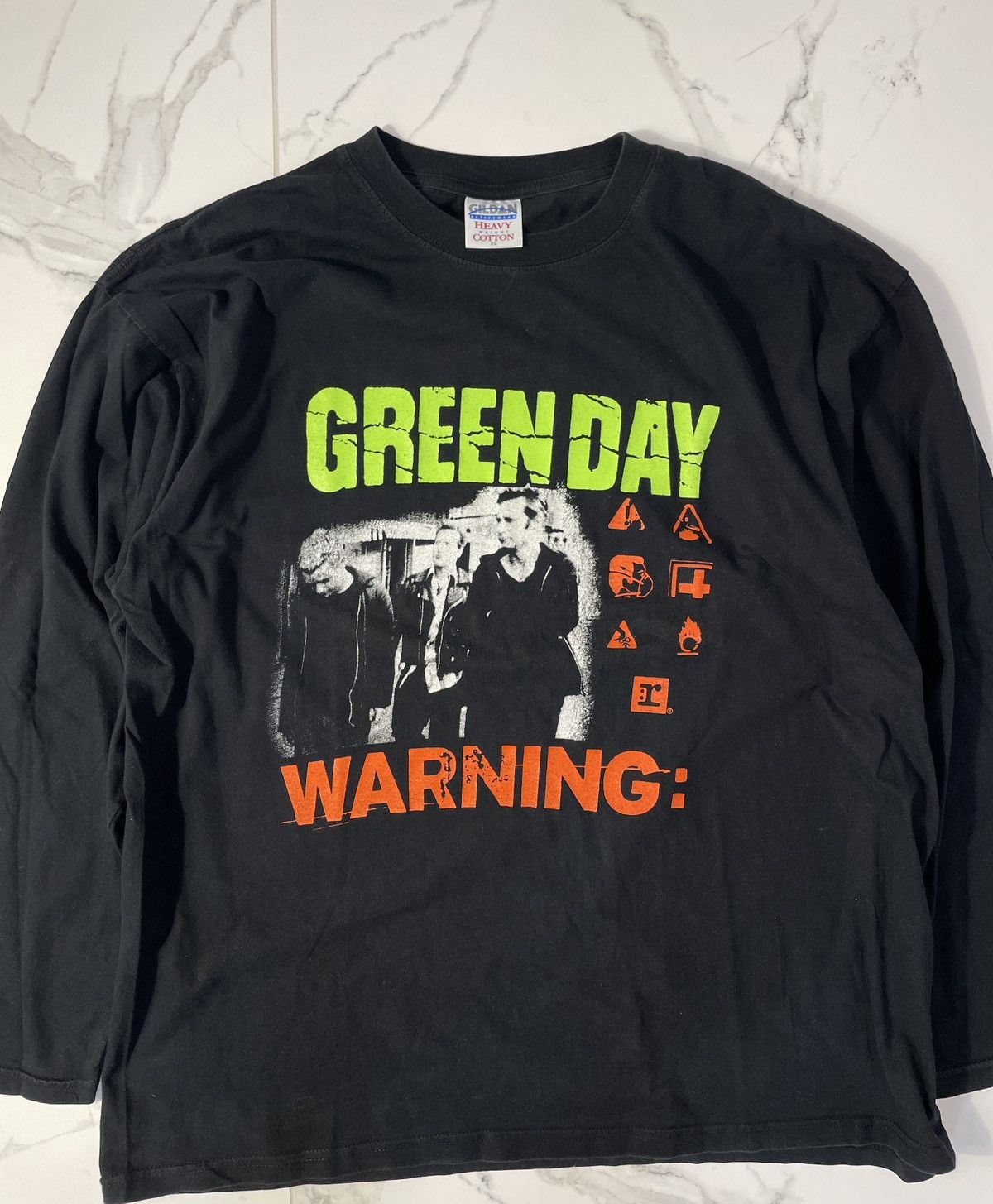 Gildan 2000 Vintage Green Day Warning Album Promo Longsleeve XL Size US XL / EU 56 / 4 - 3 Thumbnail