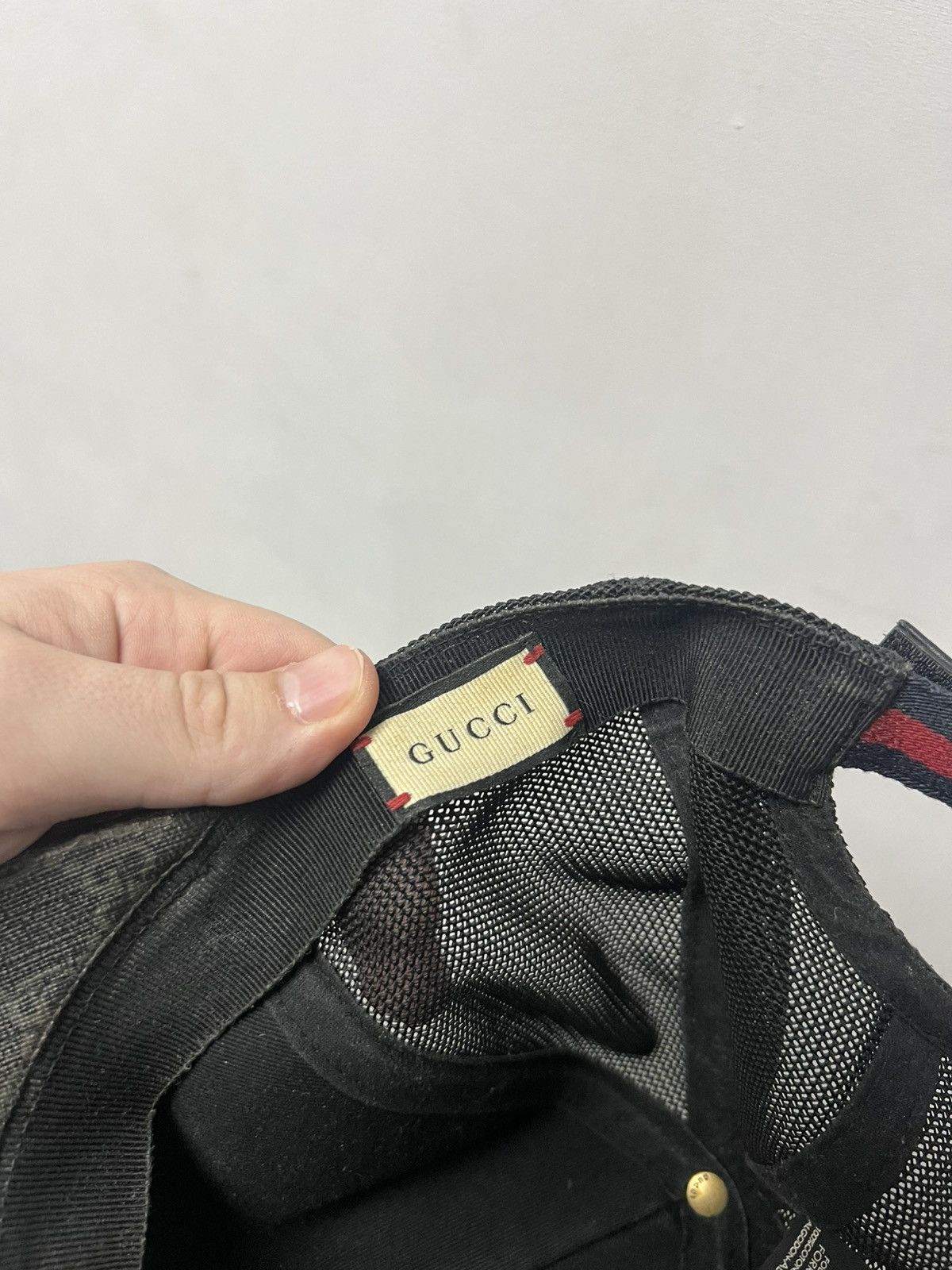 Gucci Gucci Monogram Cap Hat Skake Print Luxury Drill Size ONE SIZE - 7 Thumbnail