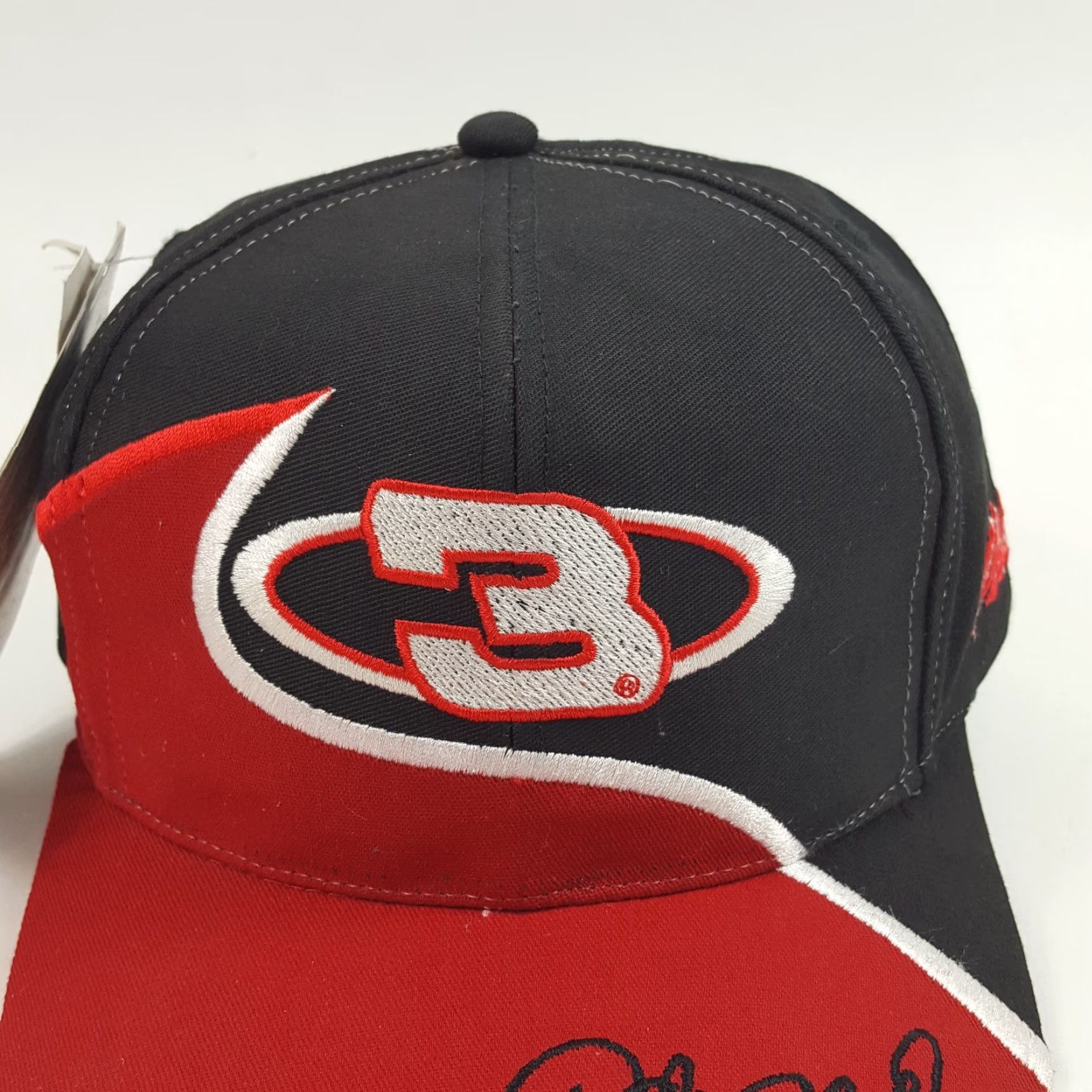 NASCAR VINTAGE NASCAR Dale Earnhardt Adjustable Snapback Baseball Cap Hat Red 2000s Mens Size ONE SIZE - 3 Thumbnail