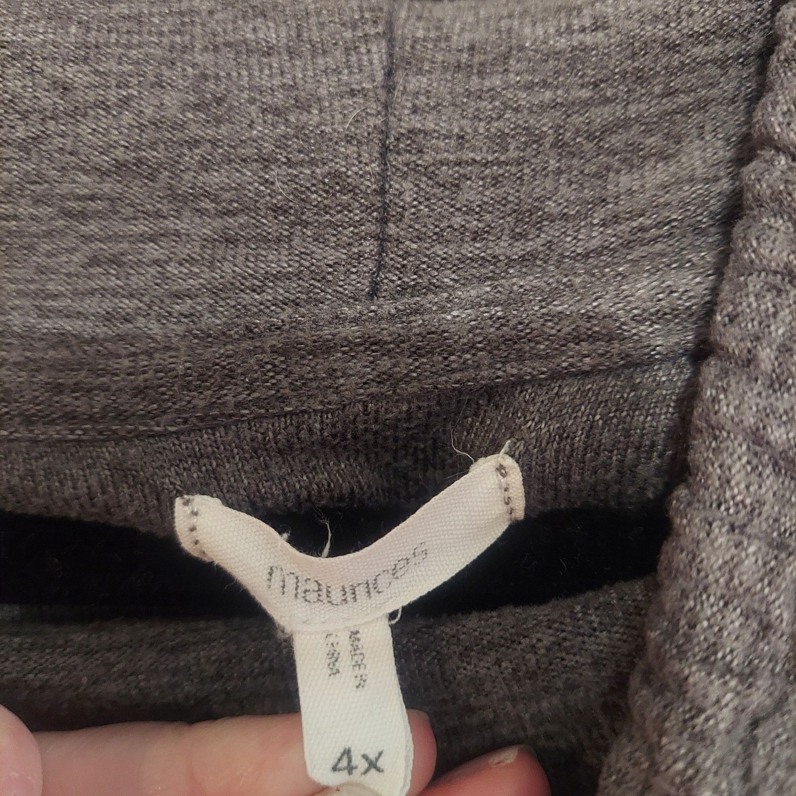 & Other Stories Maurices Gray swoop neck sweatshirt 4x soft Size 4XL / US 24-26 - 5 Thumbnail