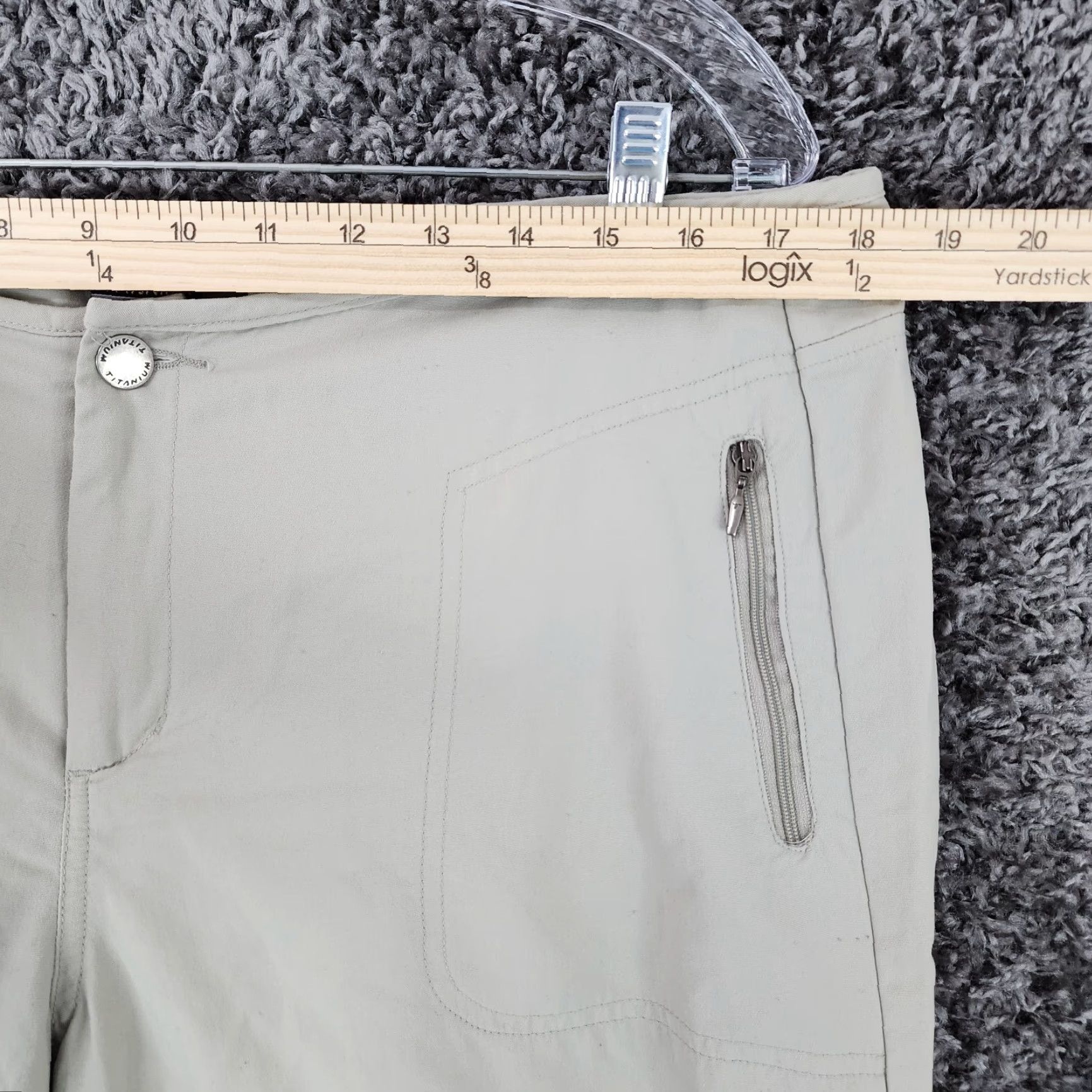 Vintage VINTAGE Columbia Nylon Pants Womens 14 Short Outdoor Beige Chino Size 36" / US 14 / IT 50 - 4 Thumbnail
