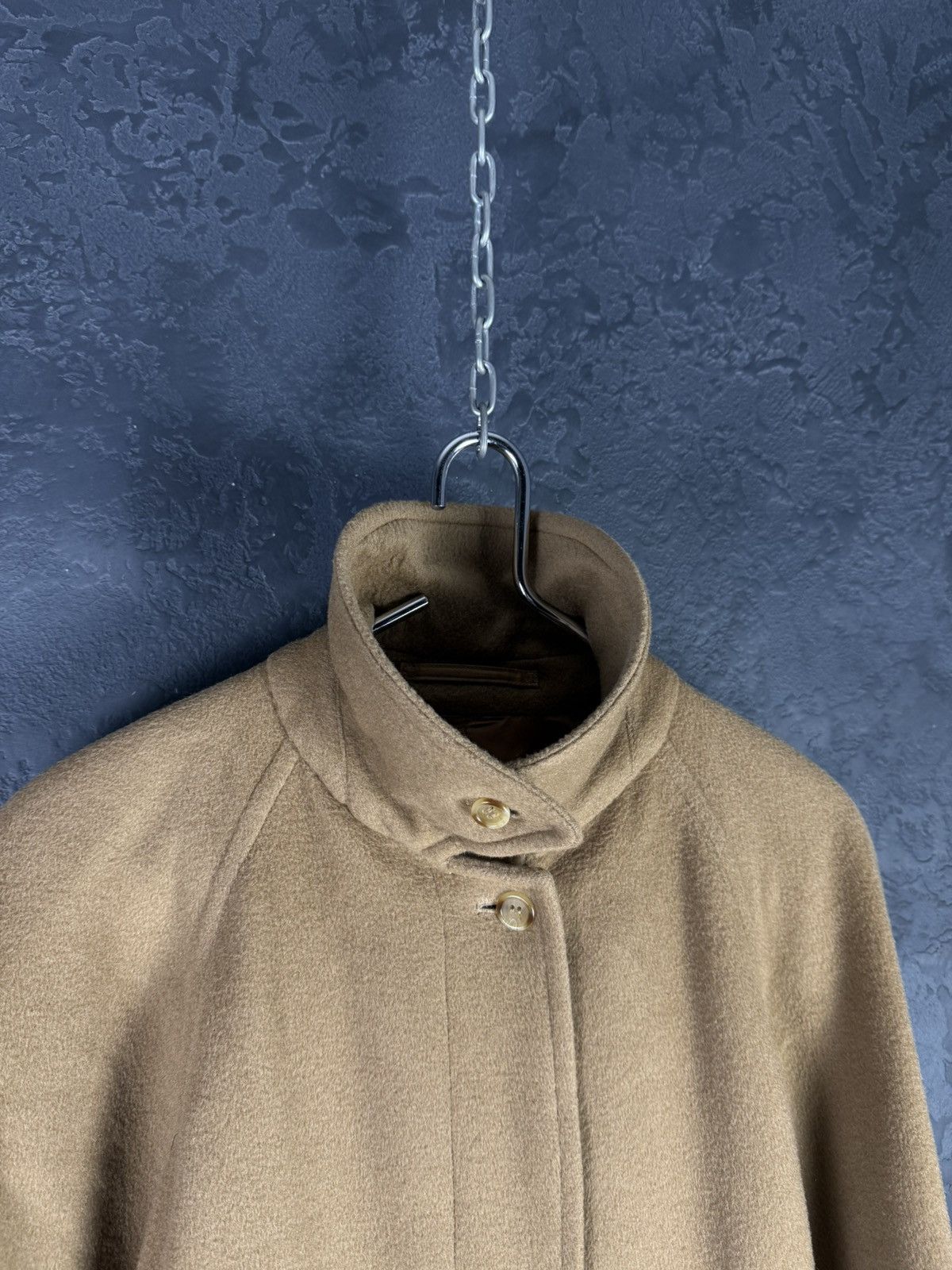 Burberry Prorsum Vintage Burberrys Prorsum Women’s Beige Wool Coat Size L / US 10 / IT 46 - 6 Thumbnail