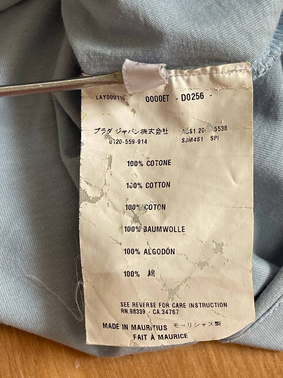 Prada Prada T Shirt Blue Size US M / EU 48-50 / 2 - 12 Thumbnail
