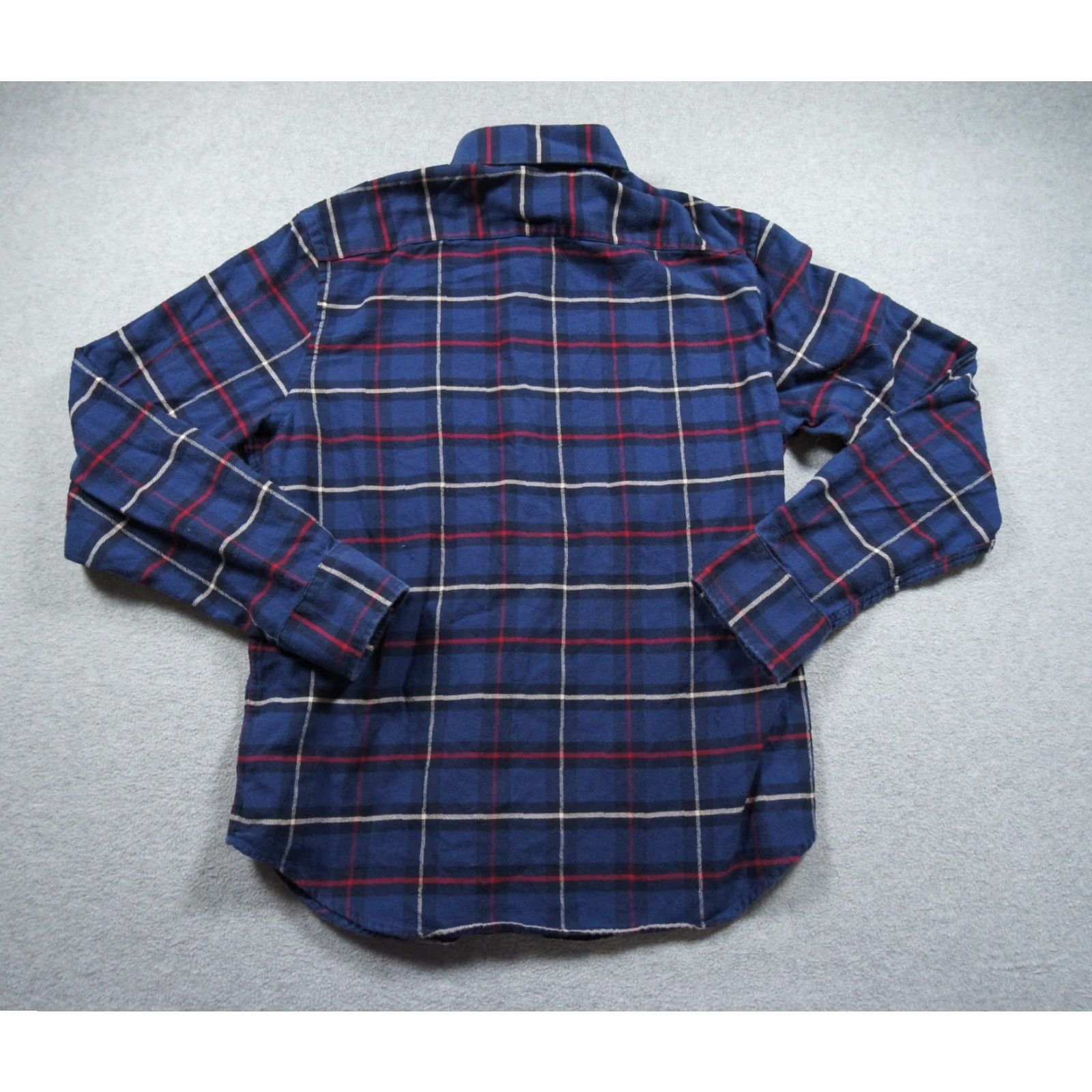 UNTUCKit UNTUCKit Shirt Mens Medium Blue Button Up Flannel Long Sleeve Plaid Andes Size US M / EU 48-50 / 2 - 4 Thumbnail