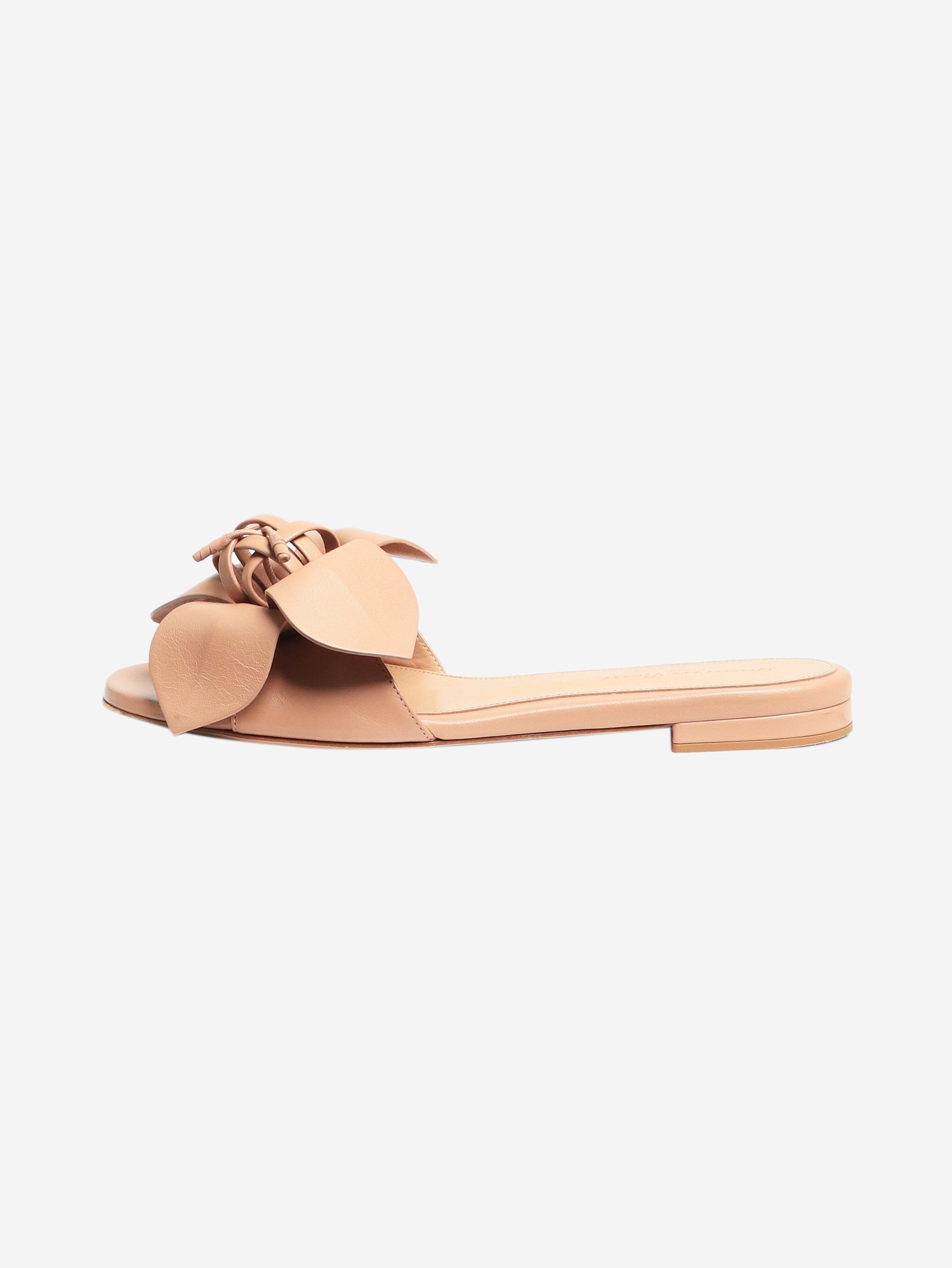 Dusty pink Lucilla flats - size UK 5