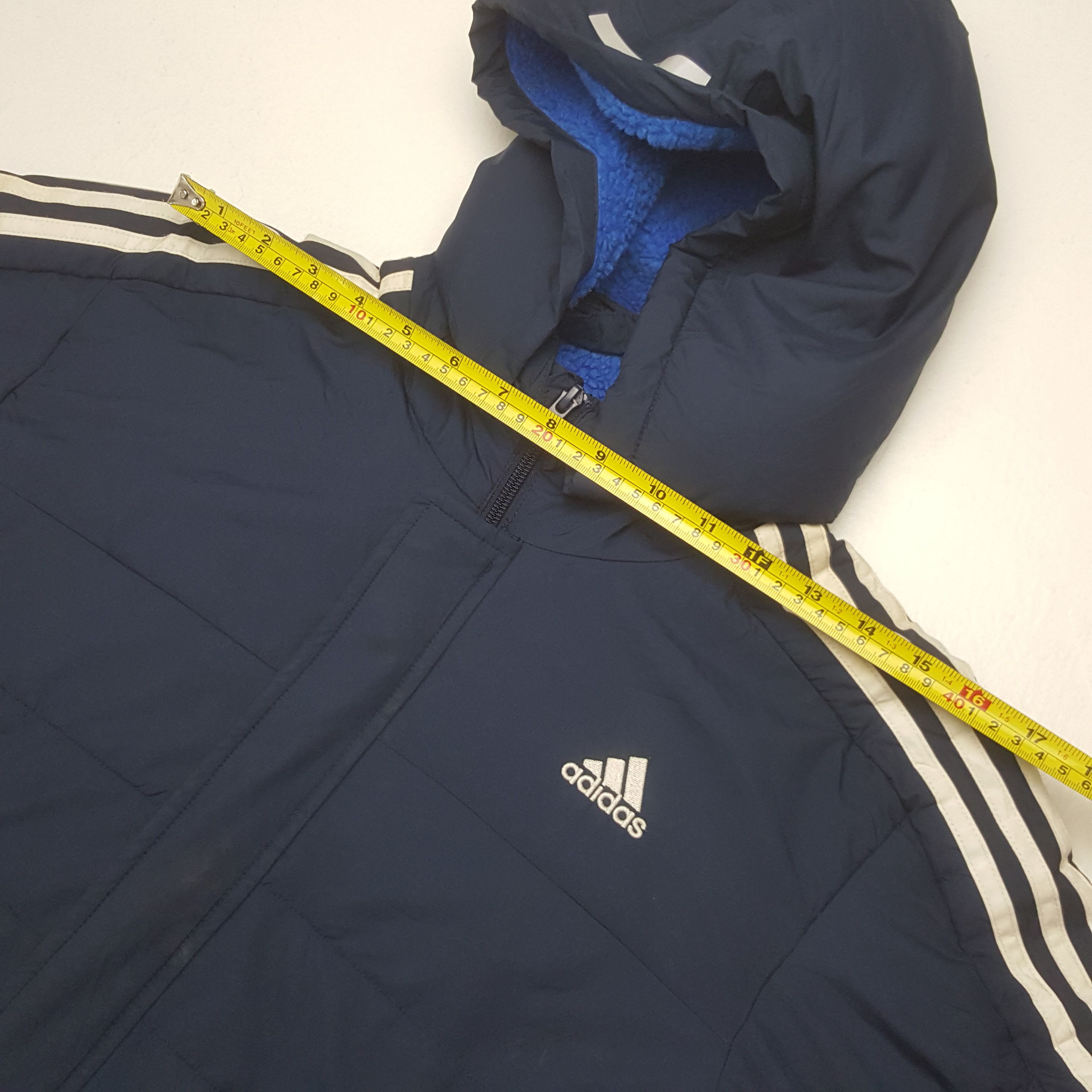 Adidas Vintage Adidas Puffer Long Jacket With Hoodie Size US S / EU 44-46 / 1 - 6 Thumbnail