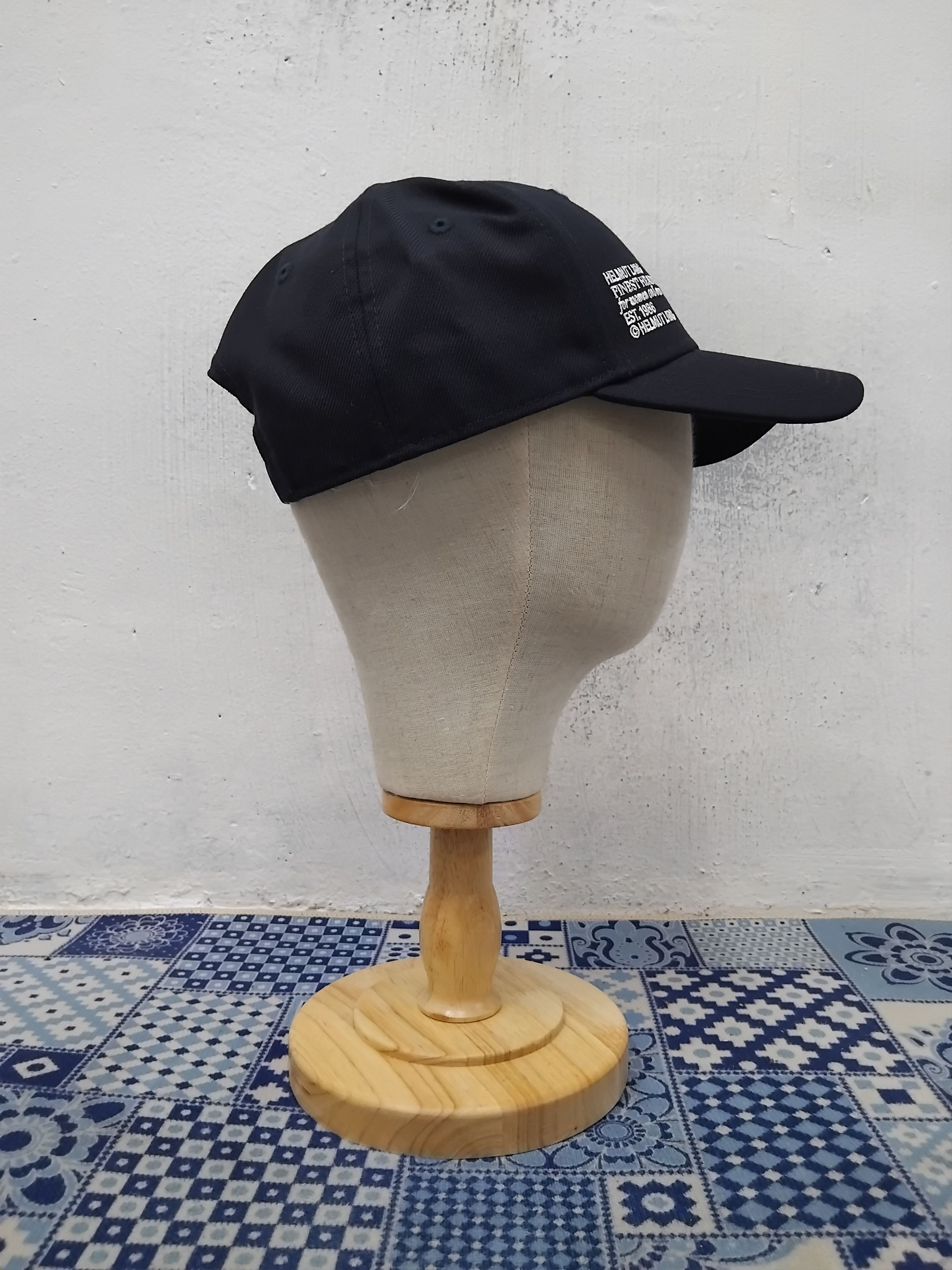 Helmut Lang 💥Helmut lang x New Era Black Colour Cap Size ONE SIZE - 8 Thumbnail