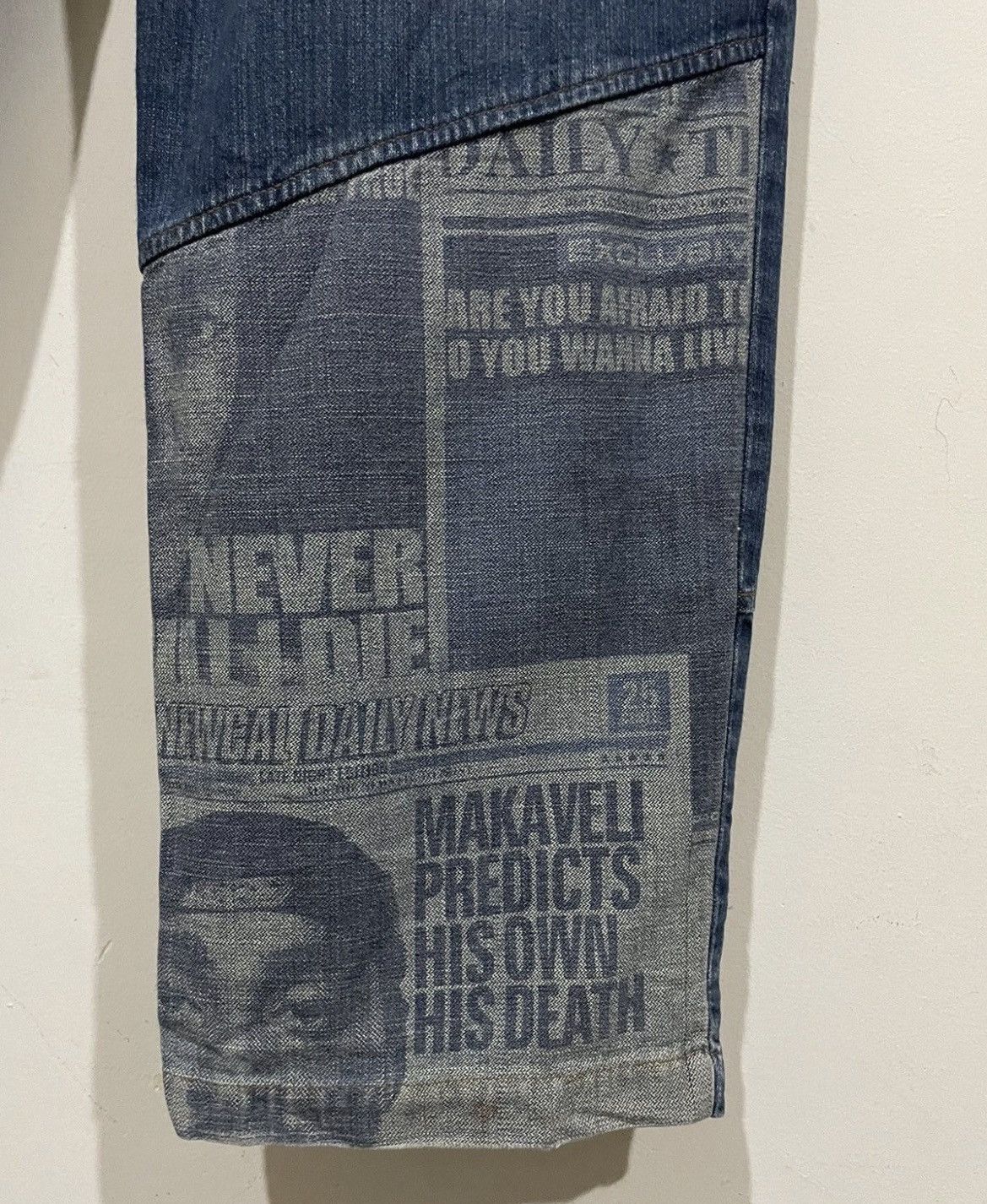 Rap Tees Vintage Tupac Shakur Baggy Jeans Size US 32 / EU 48 - 2 Thumbnail