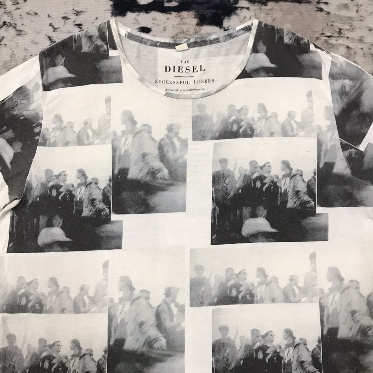 Diesel The Diesel Succesful Losers Fullprint Tshirt Size US M / EU 48-50 / 2 - 4 Thumbnail