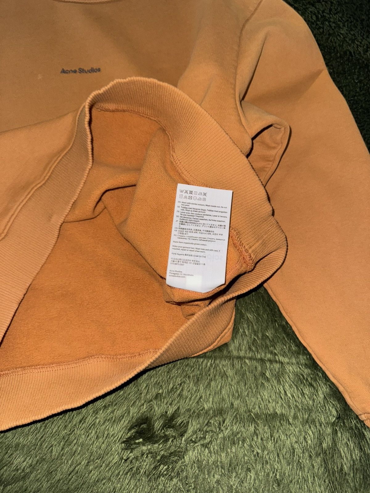 Acne Studios Acne Studios 23FW Stamp Logo Sweatshirt Size US XS / EU 42 / 0 - 8 Thumbnail