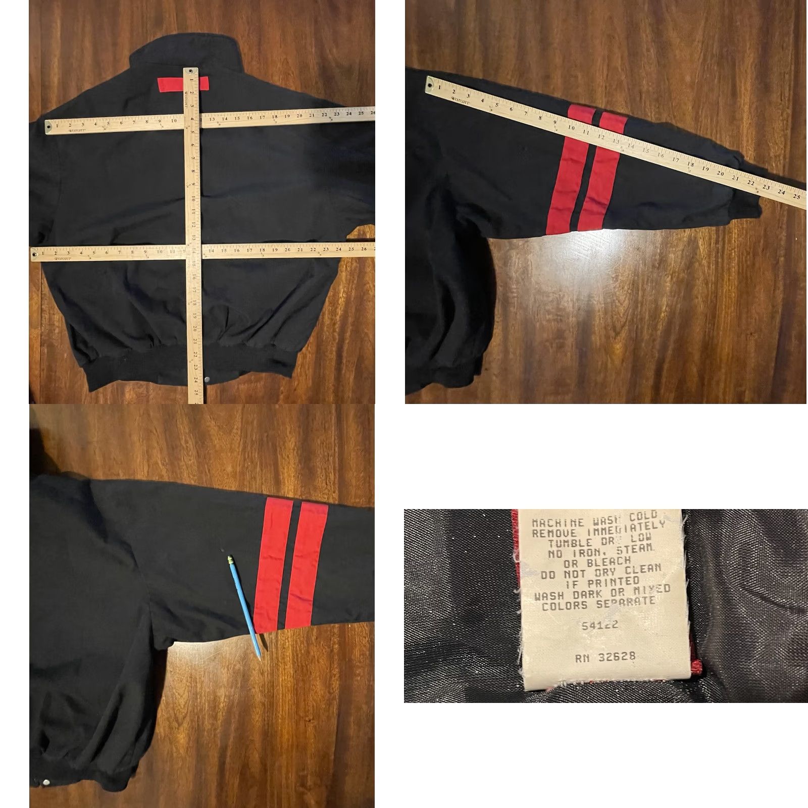 Vintage VINTAGE Winston by Swingster Racing Team Bomber Jacket N/A Men L Black 90s USA Racing Clothes Jacket Size US L / EU 52-54 / 3 - 8 Thumbnail