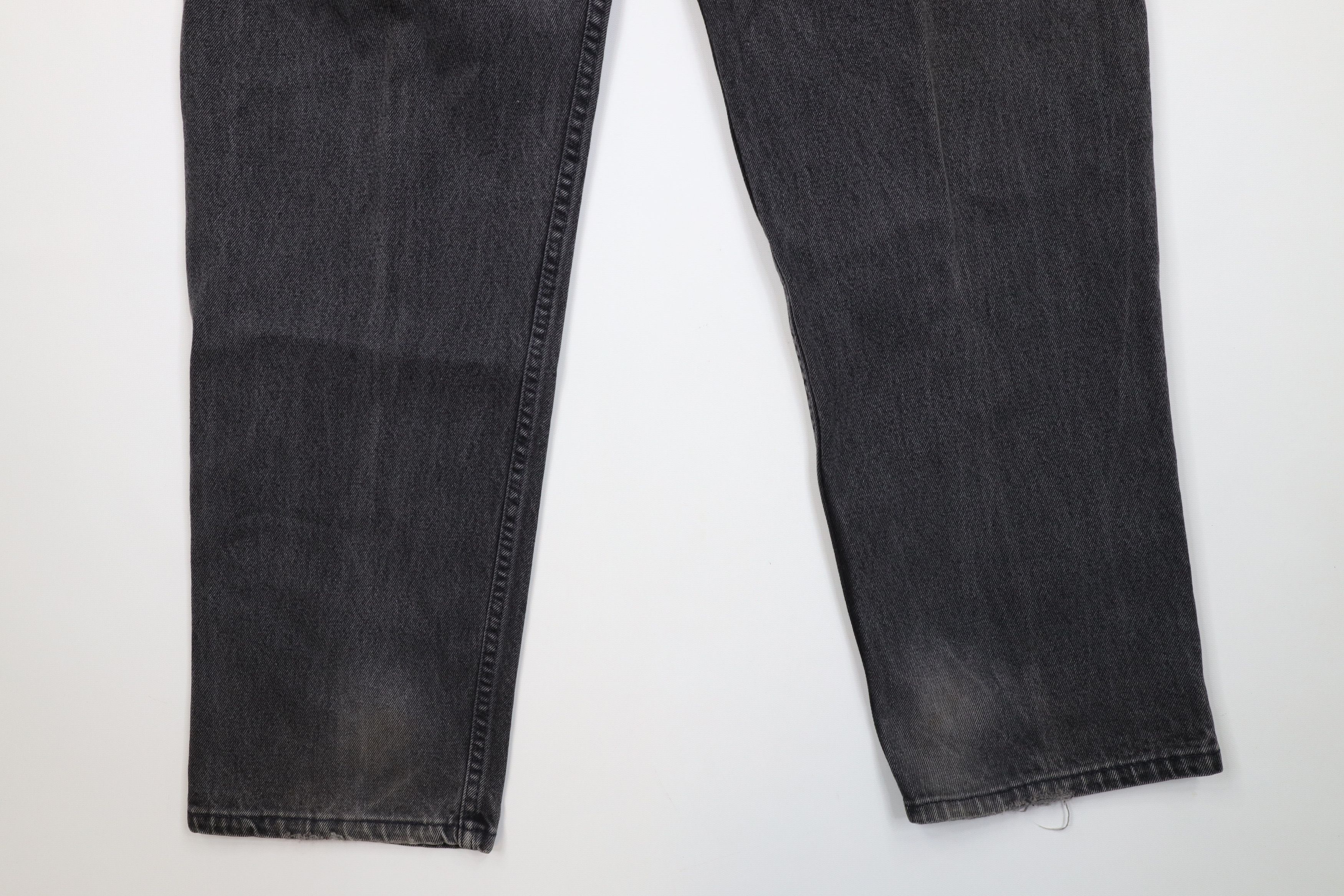 Levi's Vintage 90s Levis 540 Relaxed Fit Denim Jeans Black USA Size US 38 / EU 54 - 11 Thumbnail