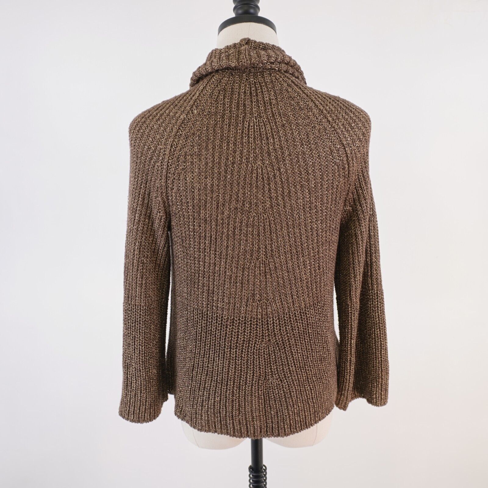 I.N.C INC International Concepts XL Brown Acrylic Nylon Knit Cardi Size XL / US 12-14 / IT 48-50 - 5 Thumbnail