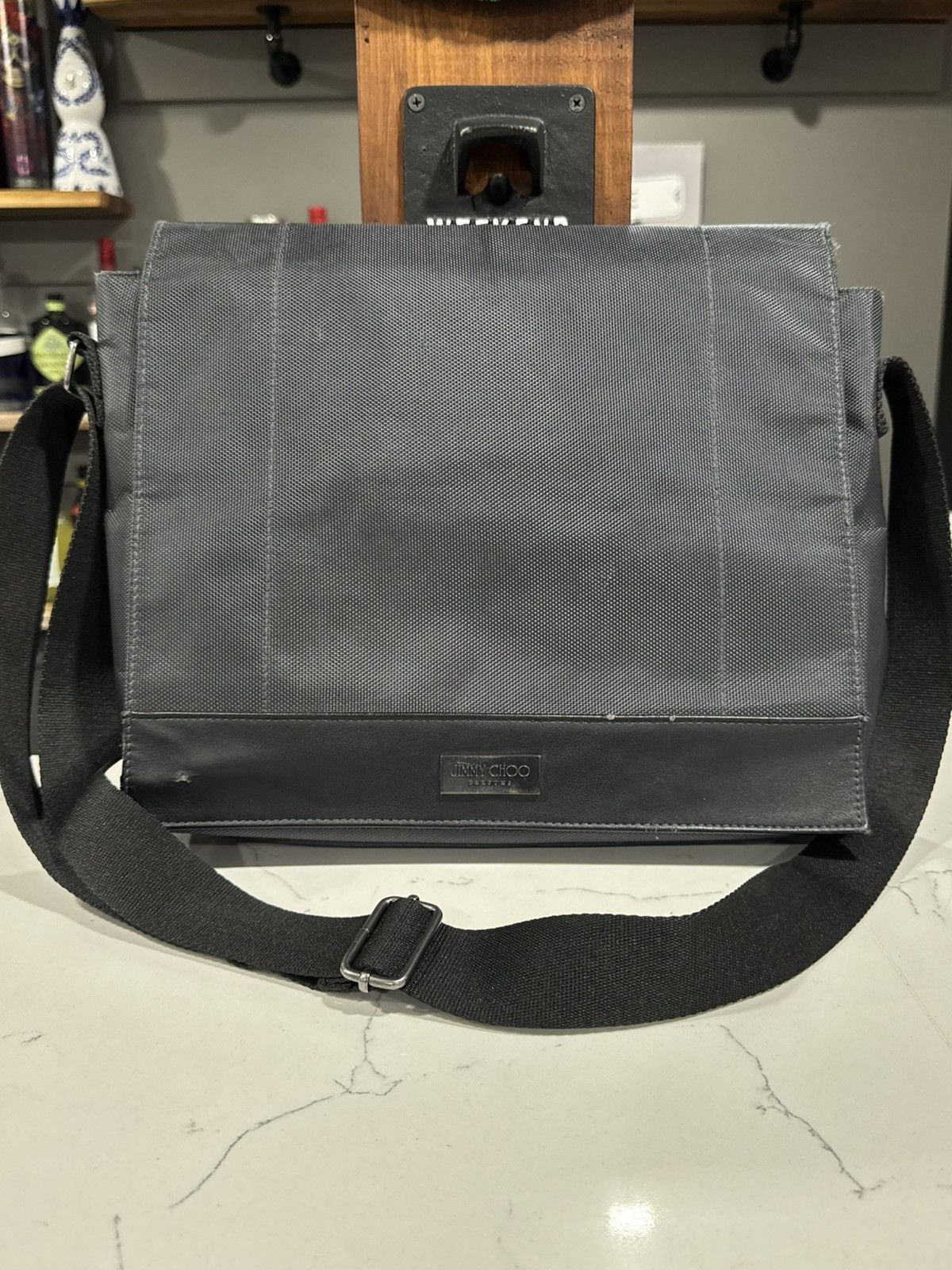 Jimmy Choo Jimmy Choo Parfums Black Nylon Messenger Bag - GWP Promo Size ONE SIZE - 1 Thumbnail