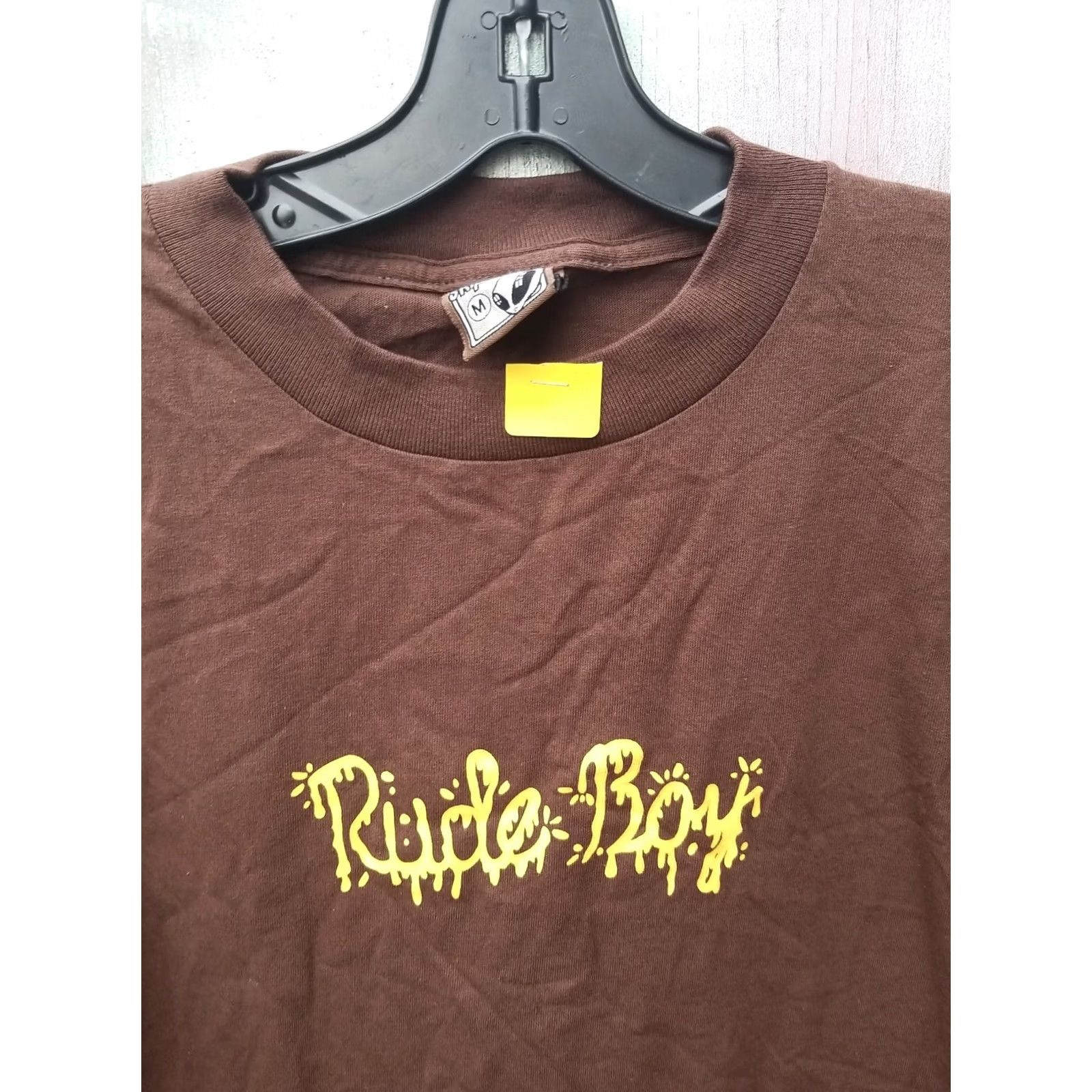 Vintage VINTAGE SKIPTOOTH SKATE SHIRT Mens T-Shirt M Brown Short Sleeve Graphic Tee 90s BMX Bike Size US M / EU 48-50 / 2 - 3 Thumbnail