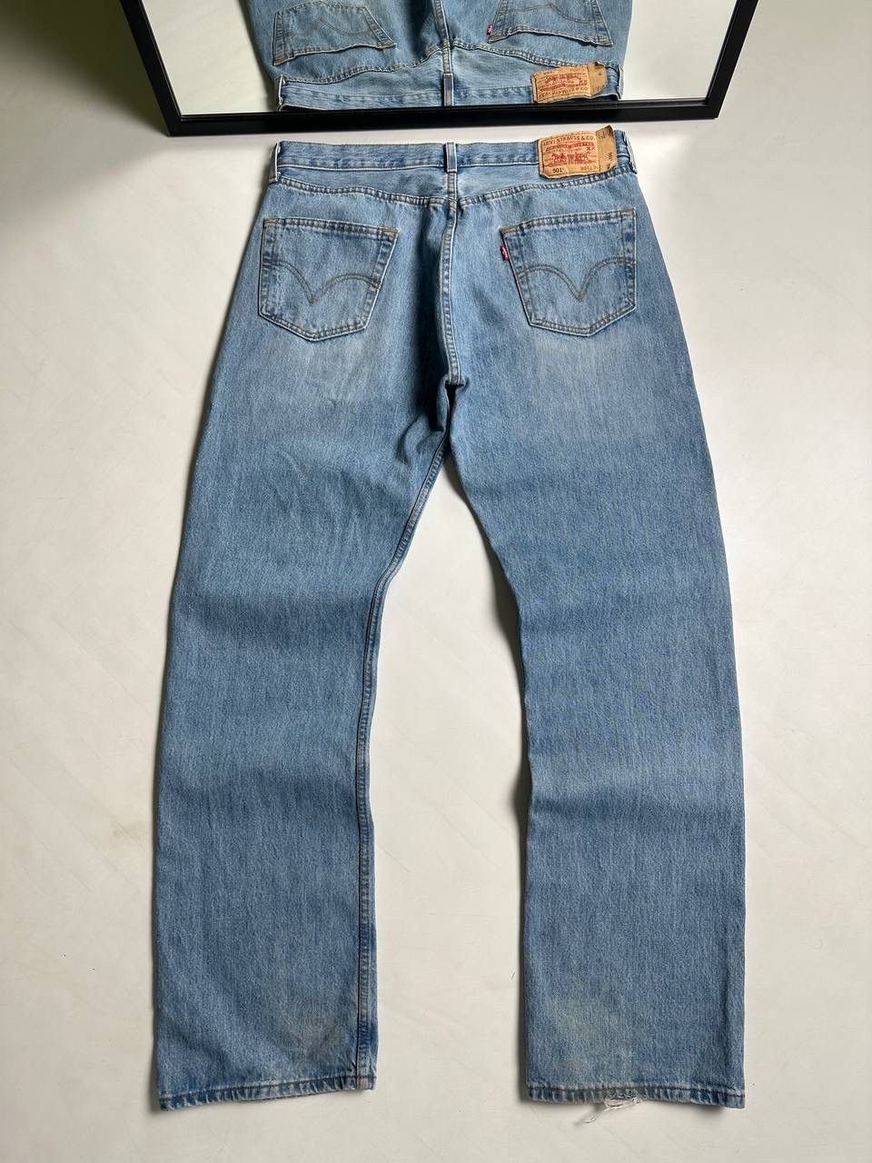 Levi's 90s Vintage Levis Wide USA Super baggy Jean Size US 36 / EU 52 - 1 Thumbnail