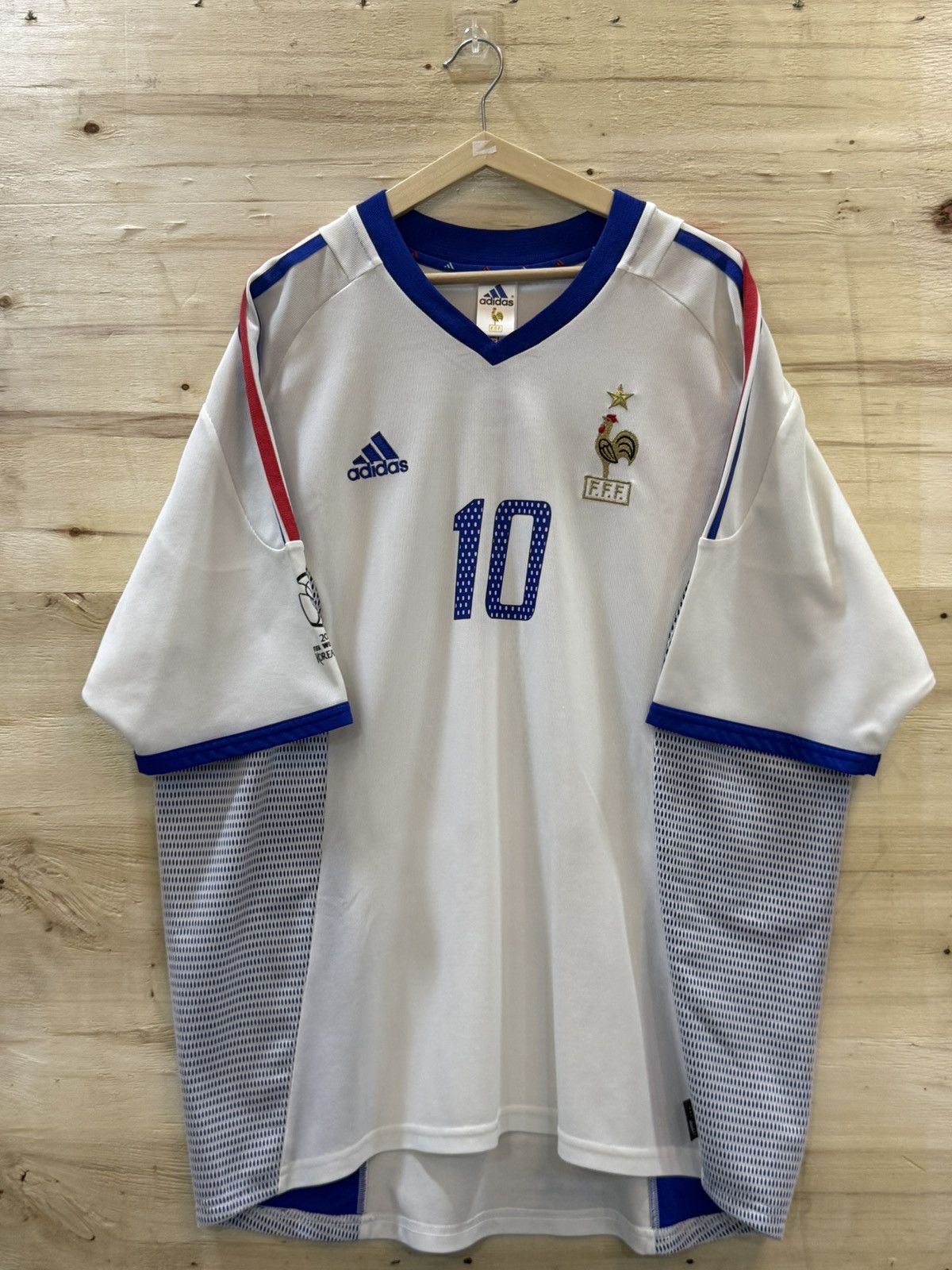 Adidas FRANCE 02/03 AWAY Size US XL / EU 56 / 4 - 1 Thumbnail