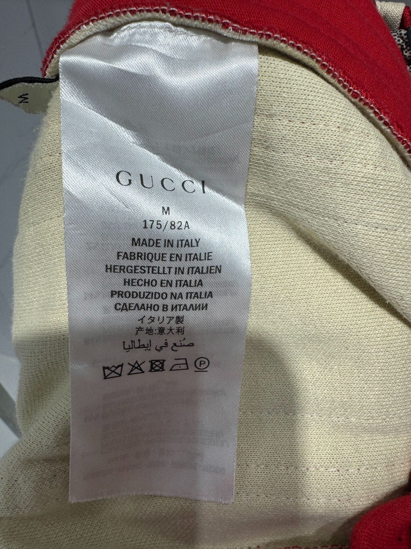 Gucci GUCCI Gucci red side stripe logo sports school uniform trou Size US 30 / EU 46 - 5 Thumbnail