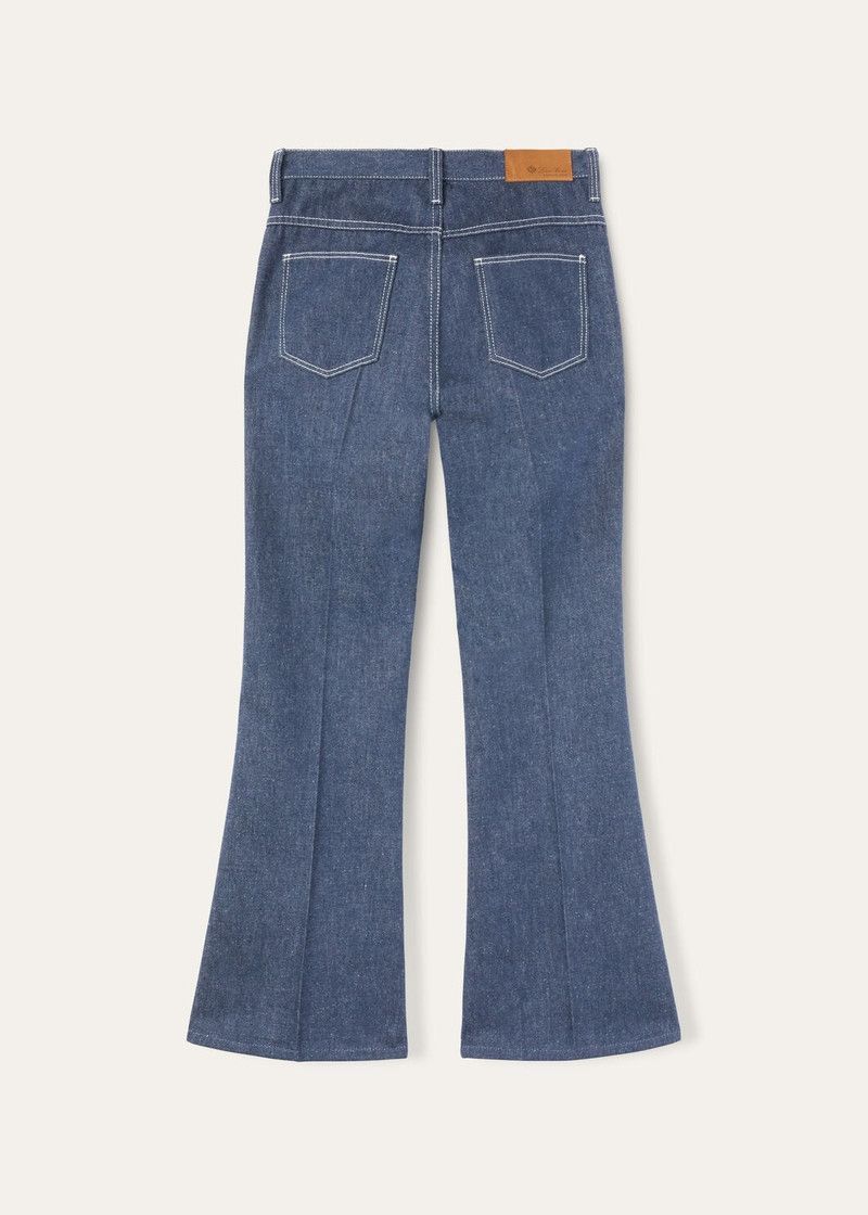 Loro Piana o1srvl11e1125 FAO6408 Faron Denim Pant in Blue Size 27" / US 4 / IT 40 - 6 Thumbnail