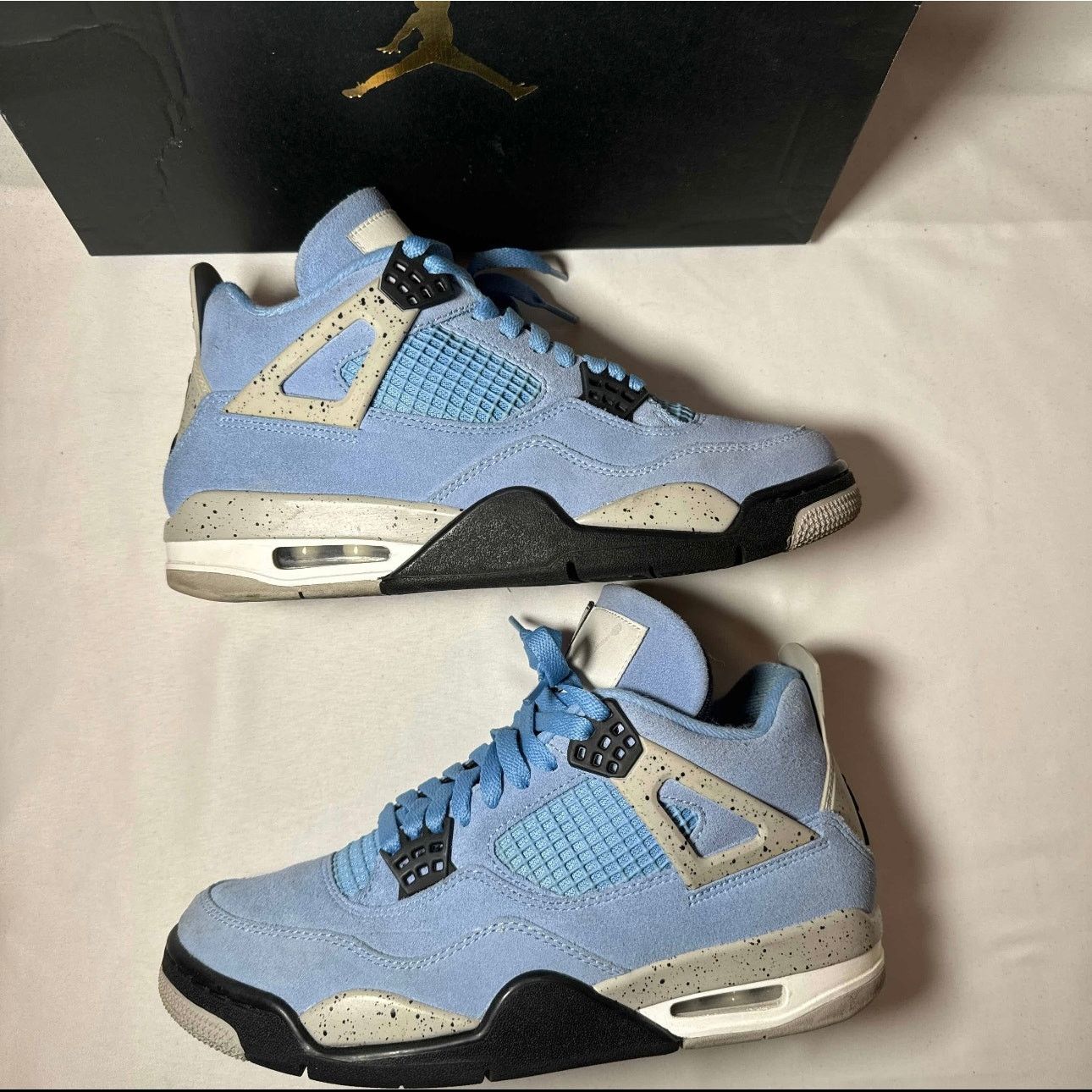 Jordan Brand × Nike Size 7.5 Nike Air Jordan 4 Retro University Blue Men's Shoes Size US 7.5 / EU 40-41 - 2 Thumbnail