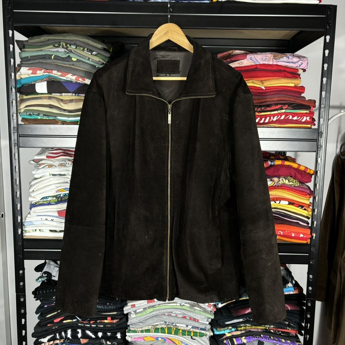 Japanese Brand × Vintage Vintage 90’s genuine real leather jacket designer luxury Size US XL / EU 56 / 4 - 1 Thumbnail