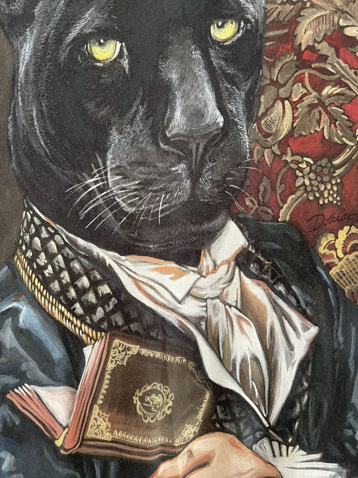 Dolce & Gabbana Dolce Gabbana Panther Potrait T Shirt Size US M / EU 48-50 / 2 - 4 Thumbnail