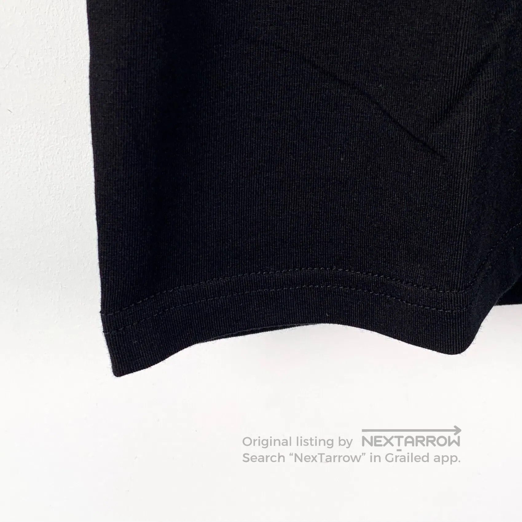 Balenciaga Balenciaga Black logo lettering embroidery round neck shor Size US S / EU 44-46 / 1 - 4 Thumbnail