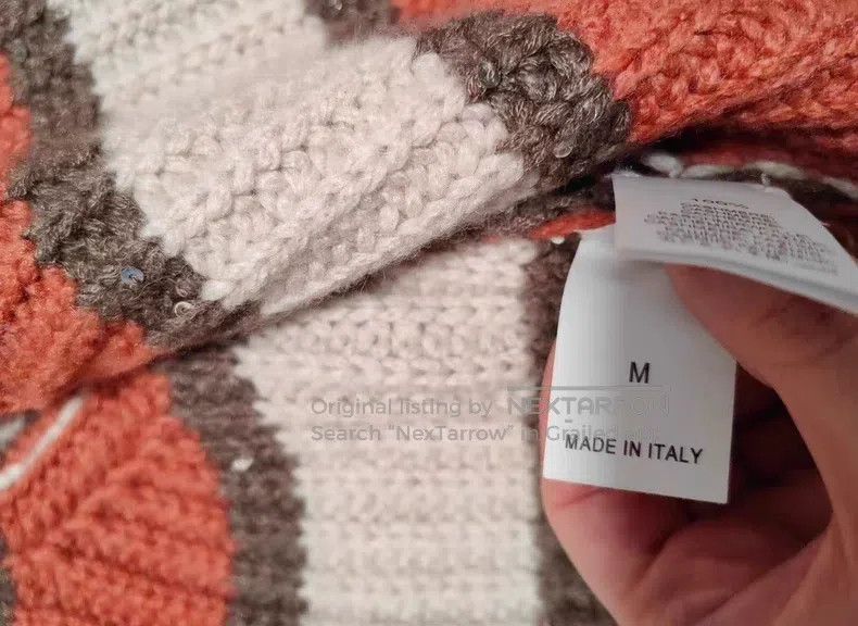 Brunello Cucinelli Brunello Cucinelli Sequined stripe cashmere and mohair ves Size M / US 6-8 / IT 42-44 - 6 Thumbnail