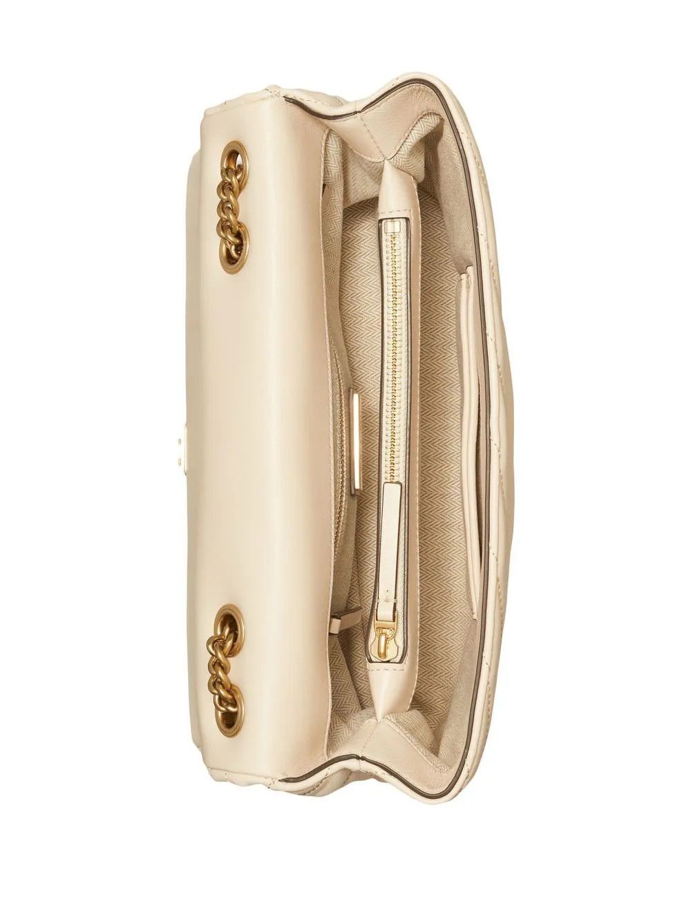 Tory Burch o1s22i1n1024 Size: OS / Kira Large Shoulder Bag in Beige Size ONE SIZE - 5 Thumbnail
