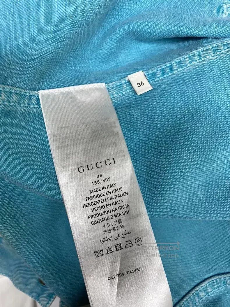 Gucci Gucci Cherry embroidered denim jacket Size XS / US 0-2 / IT 36-38 - 7 Thumbnail