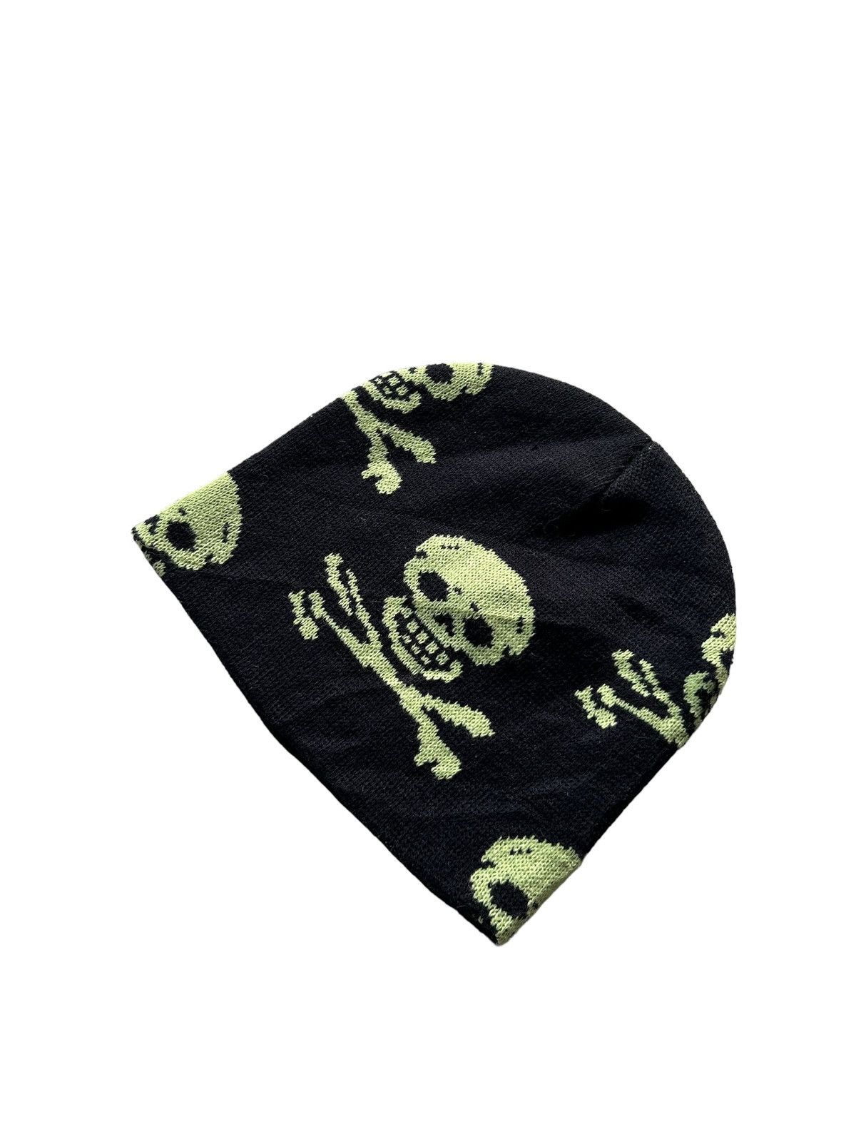 14th Addiction × Japanese Brand ☠️Skull Punk Bondage Beanie Hats snowcap ☠️ Size ONE SIZE - 3 Thumbnail