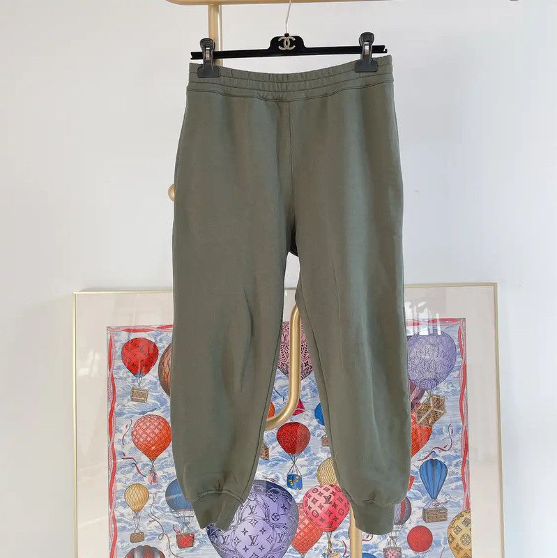 Alexander McQueen Alexander McQueen Green Cotton Printed Casual Pants 0089 Size 26" / US 2 / IT 38 - 1 Thumbnail
