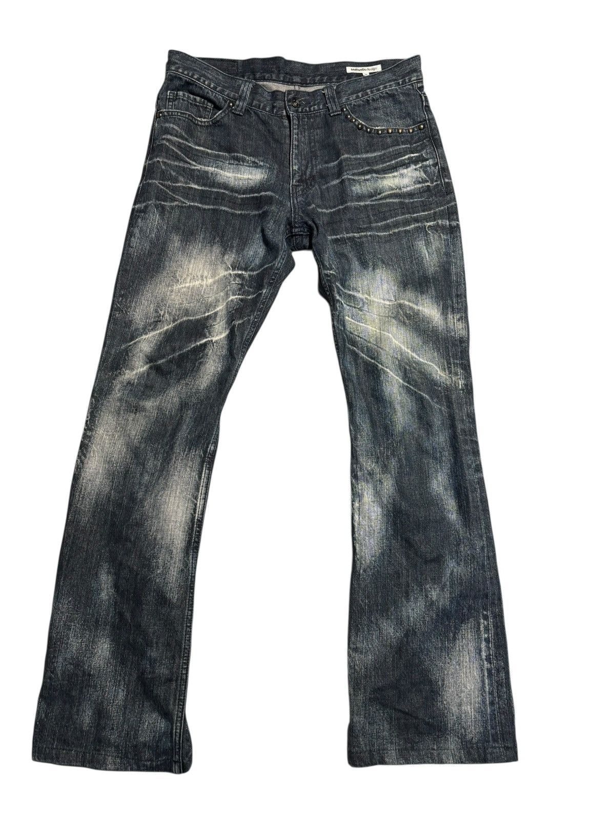 semanticdesign semanticdesign flared studded jeans Size US 32 / EU 48 - 1 Thumbnail