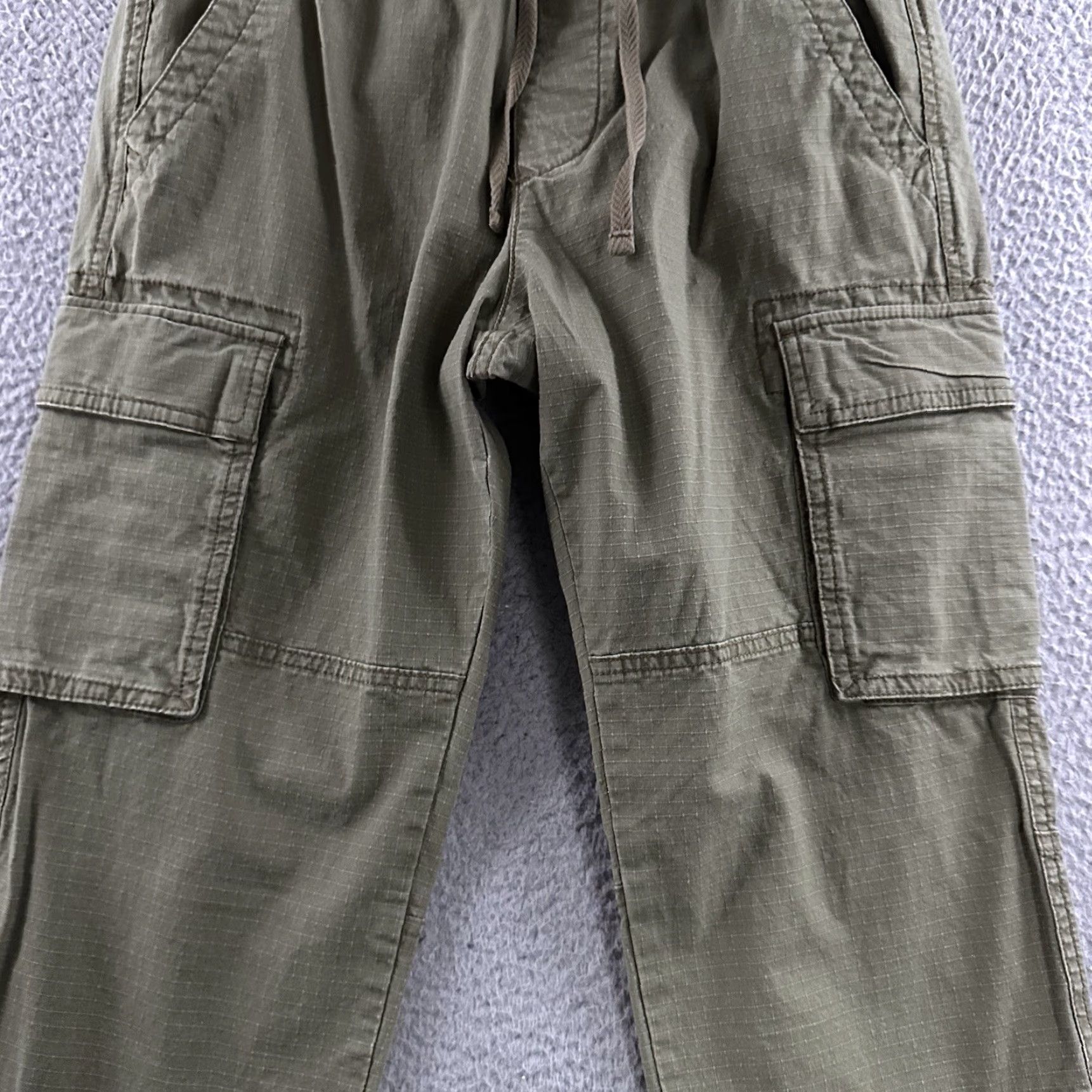 Gap Gap Mens Pants Green Size XS Utility Ripstop Pant Tapered Stretch Cotton Blend Size US 27 - 3 Thumbnail