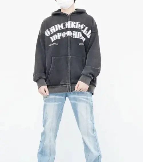 Japanese Brand Kayama x Endo Grunge Emo Zip Up Graphic Hoodies Size US M / EU 48-50 / 2 - 3 Thumbnail