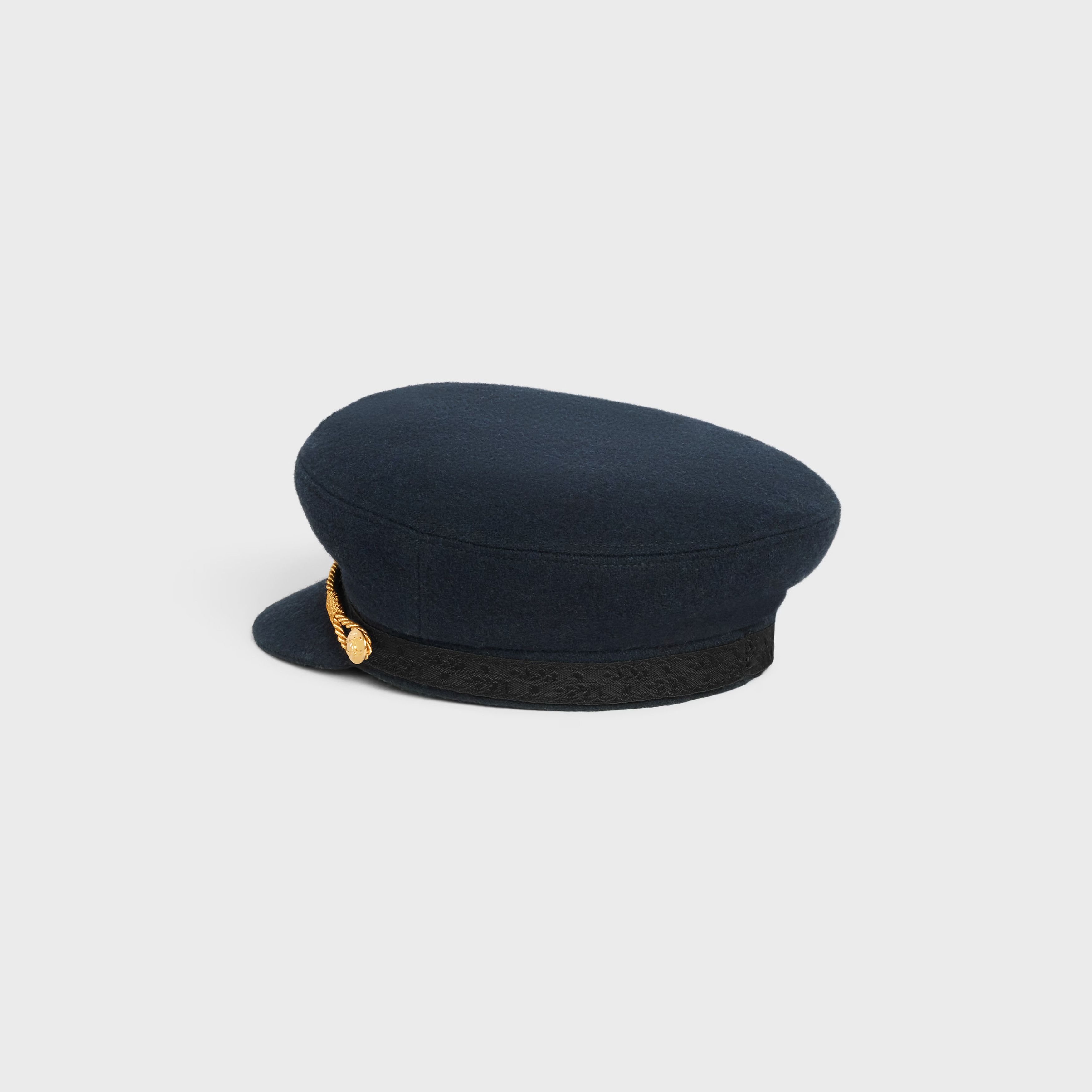 Celine o1bcso1str0925 2AUS1327V Size: OS / Hat / Cap in Dark Navy Size ONE SIZE - 2 Thumbnail