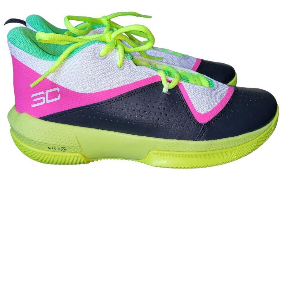 Under Armour Under Armour Grade School Stephen Curry Basketball Sneak 7Y Size US 7 / EU 40 - 1 Thumbnail
