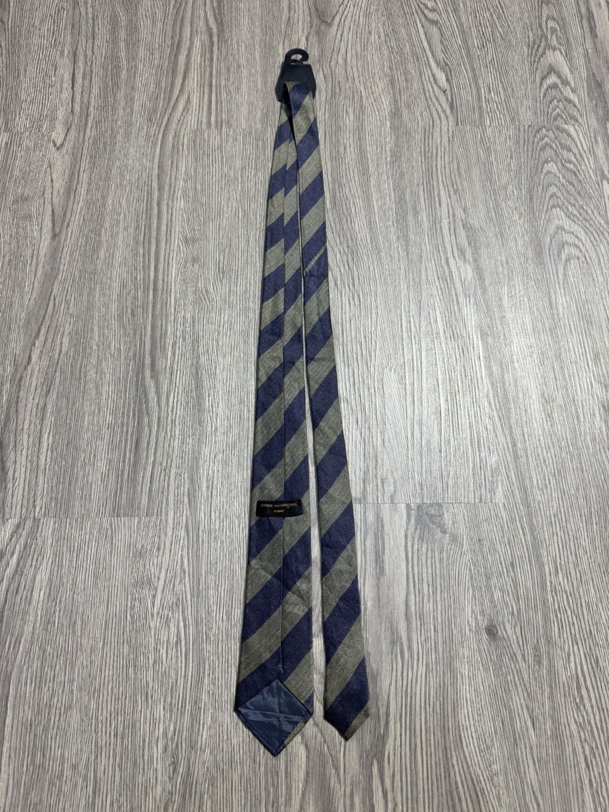 Comme des Garcons Comme des Garcons Strip Silk Tie Size ONE SIZE - 3 Thumbnail