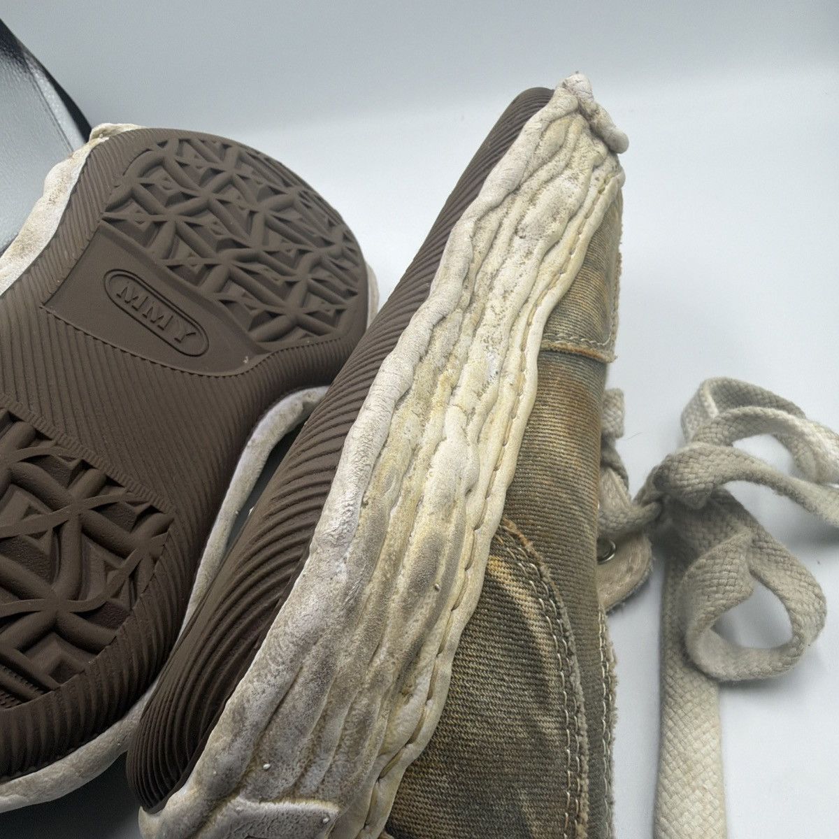 Maison MIHARA YASUHIRO Mihara Yasuhiro Peterson 23 Washed Denim Low Green Size US 8 / EU 41 - 5 Thumbnail