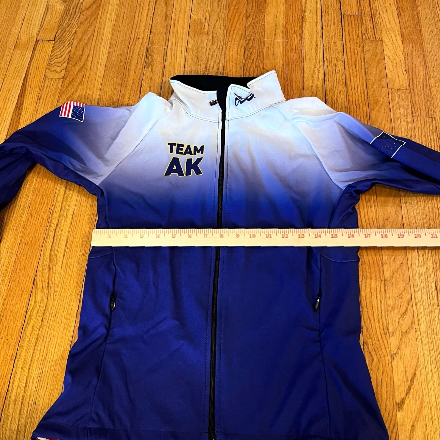 Vintage VINTAGE Podium Wear Jacket Womens Small Alaskan Team Purple White Performance Running Size S / US 4 / IT 40 - 7 Thumbnail