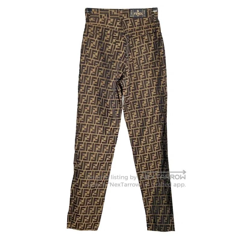 Fendi Fendi Monogram trousers Size 26" / US 2 / IT 38 - 2 Thumbnail