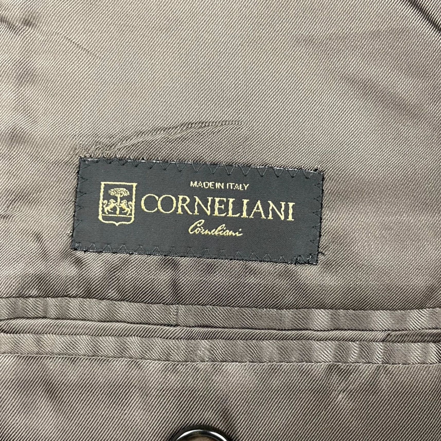 Corneliani Corneliani Blazer Men Wool/Cashmere Black/Blue Windowpane Plaid 44R Italy Two-Button Single-Breasted Notch Lapel Regular Jacket Coat/Blazer Mens Size 44R - 5 Thumbnail