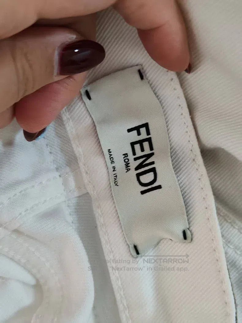 Fendi Fendi Double F Logo Long Pants Size 25" / US 0 / IT 36 - 3 Thumbnail