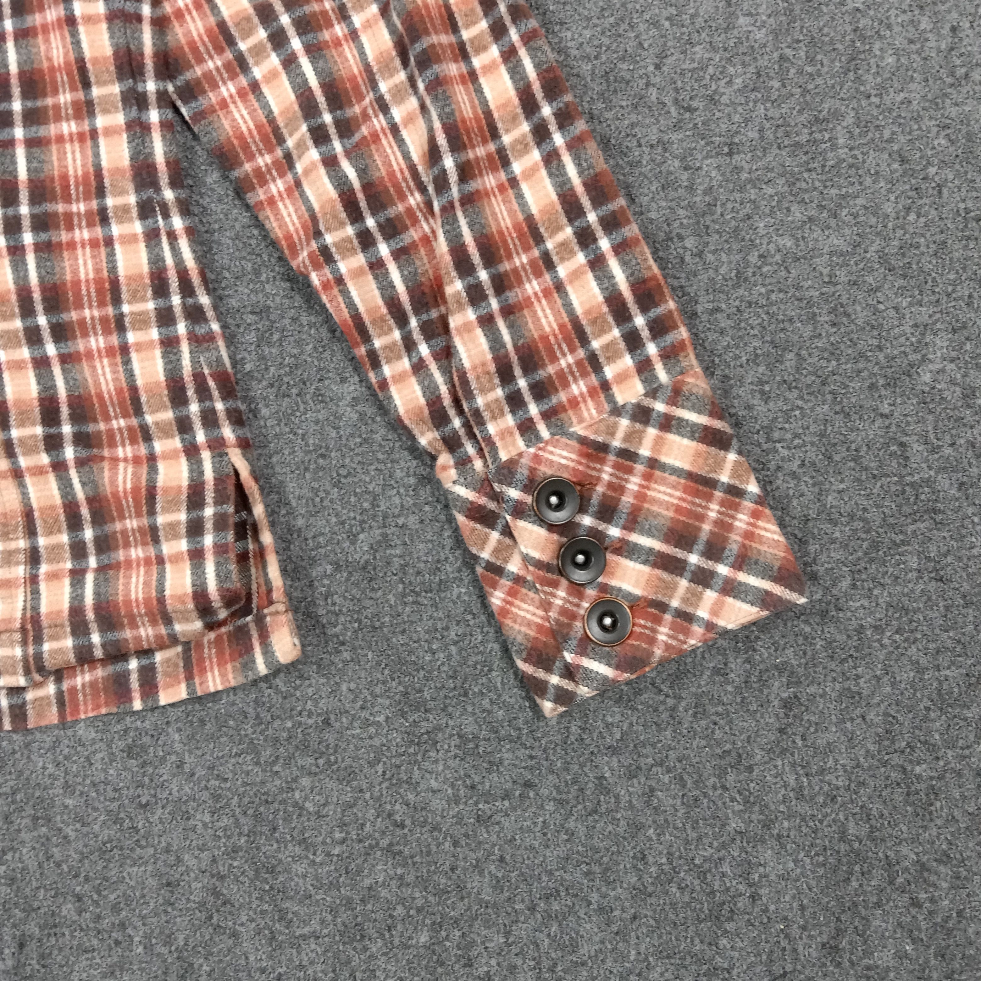 Schlussel SCHLÜSSEL Japanese Brand Grunge Flannel Jacket C283N16 Size US XS / EU 42 / 0 - 6 Thumbnail