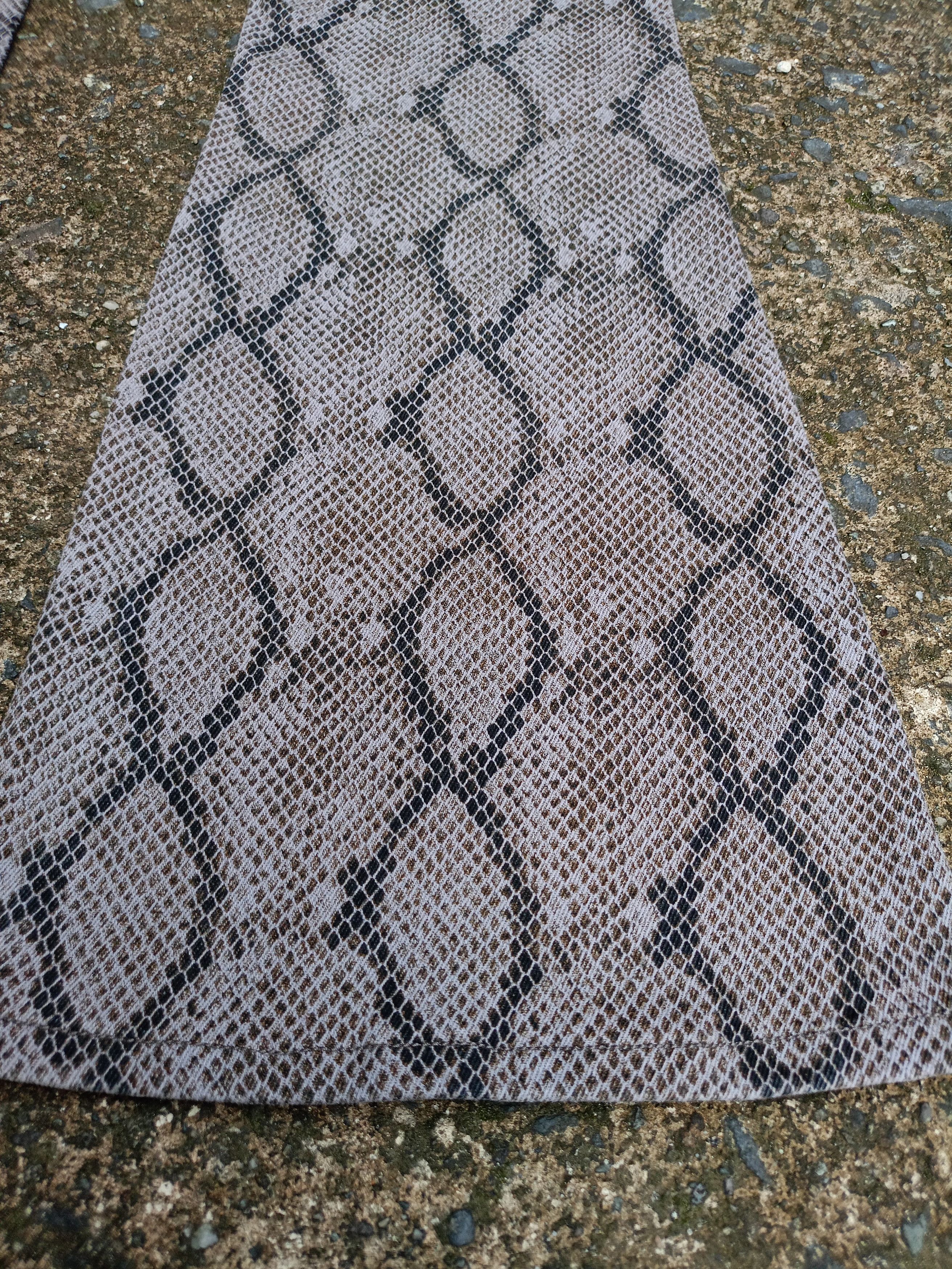 If Six Was Nine × Japanese Brand ENVYM Snake Flared pants Size US 28 / EU 44 - 5 Thumbnail