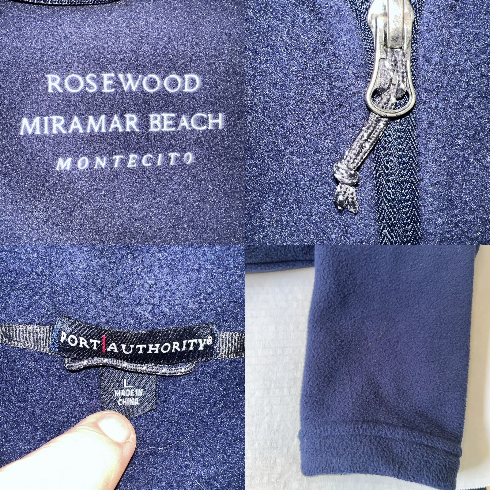 Port Authority VINTAGE Port Authority Jacket Men L Blue Zip Up All Seasons Limited Edition Beach Theme Size US L / EU 52-54 / 3 - 8 Thumbnail