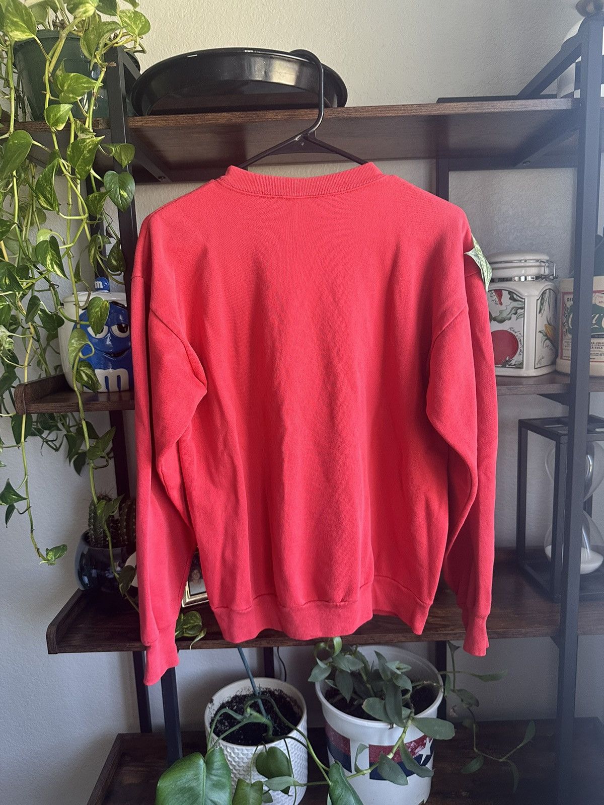 Nike × Vintage Rare 1990s Vintage Nike Sun Faded Essential Crew Neck Size US L / EU 52-54 / 3 - 3 Thumbnail