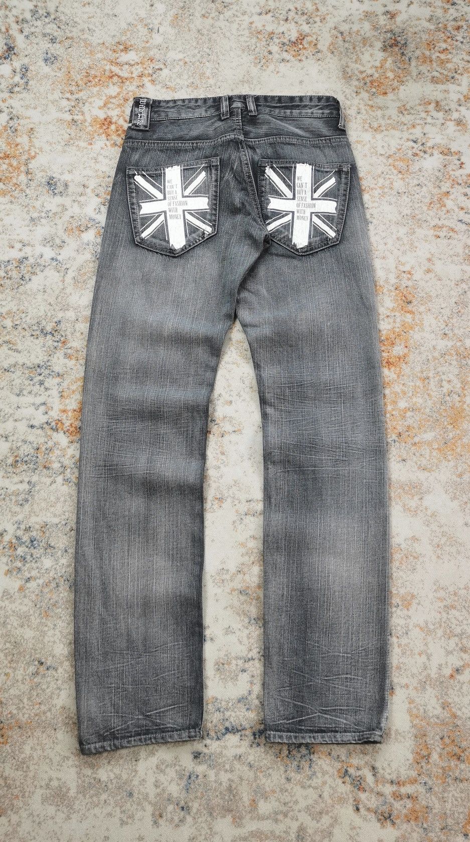 Hysteric Glamour × Vintage Wild Life Britain Printed Pocket Jeans (LG99) Size US 28 / EU 44 - 2 Thumbnail
