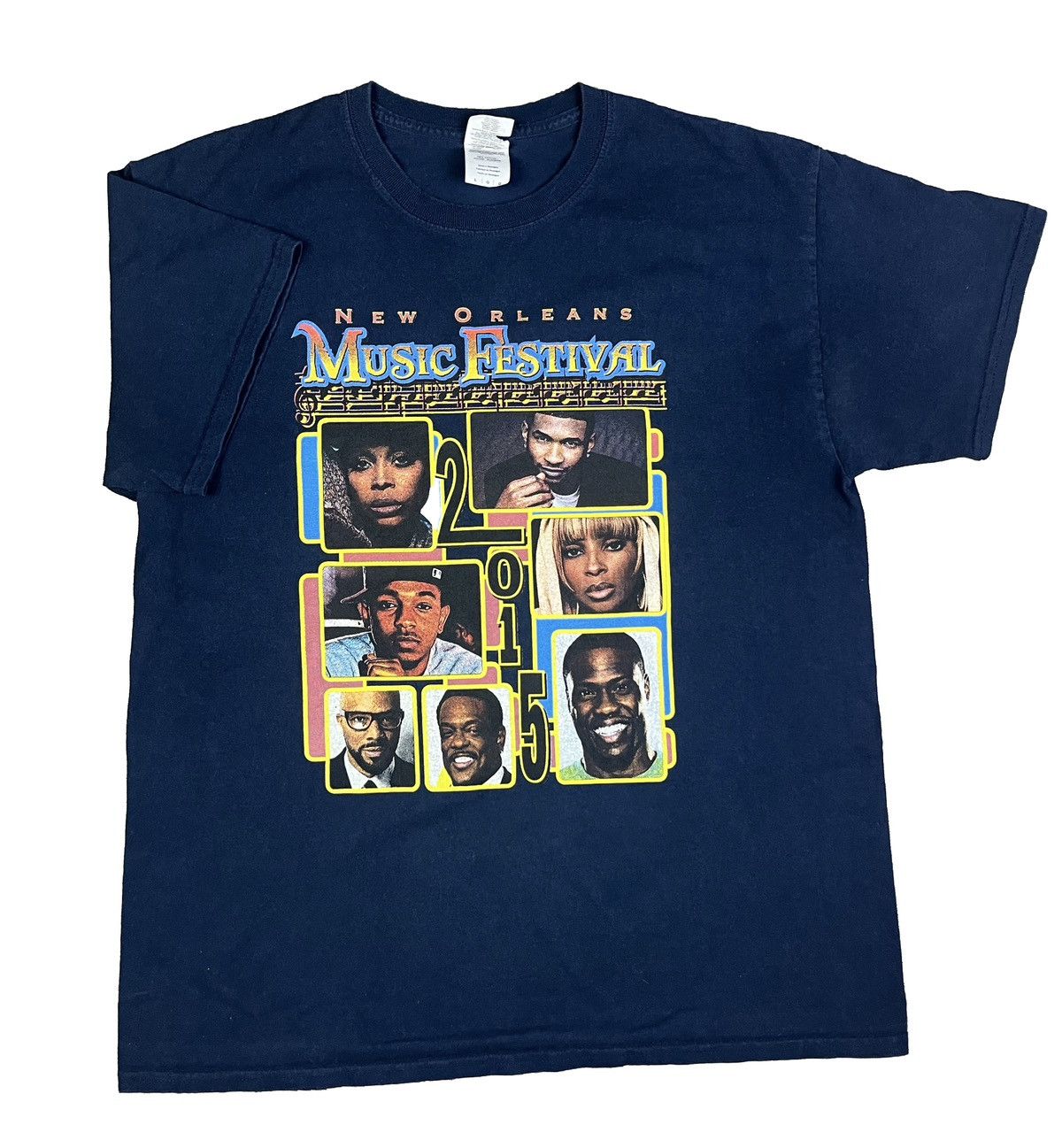 Band Tees × Vintage 2015 New Orleans Music Festival T-Shirt 🎤 Size US L / EU 52-54 / 3 - 1 Thumbnail