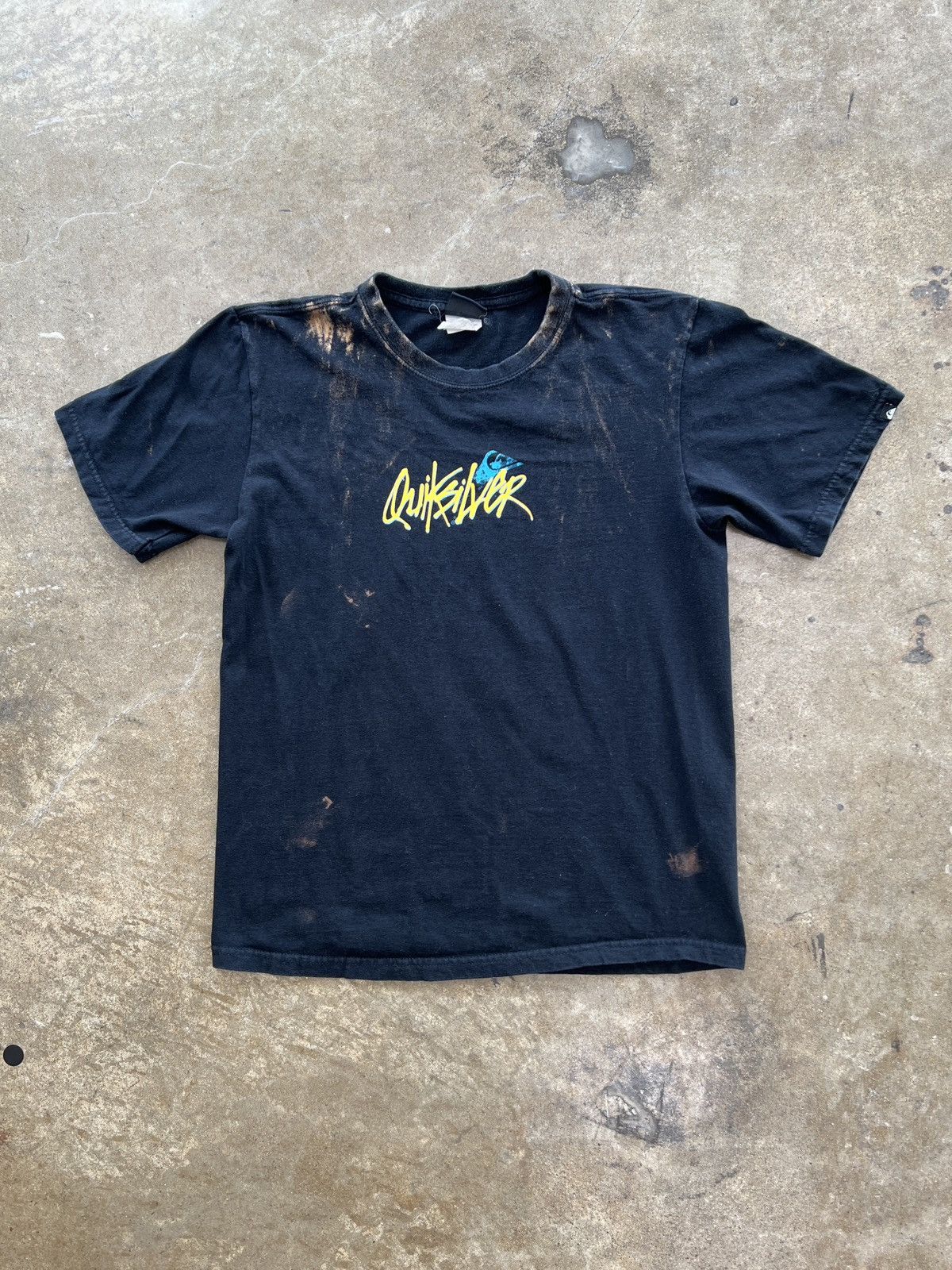 Quiksilver Vintage 90s Neon Quiksilver Skate Shop Surf Tee Large Size US L / EU 52-54 / 3 - 2 Thumbnail